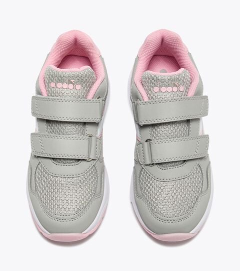 Junior running shoe - All-Gender FALCON 5 JR V SILVER/WHITE - Diadora