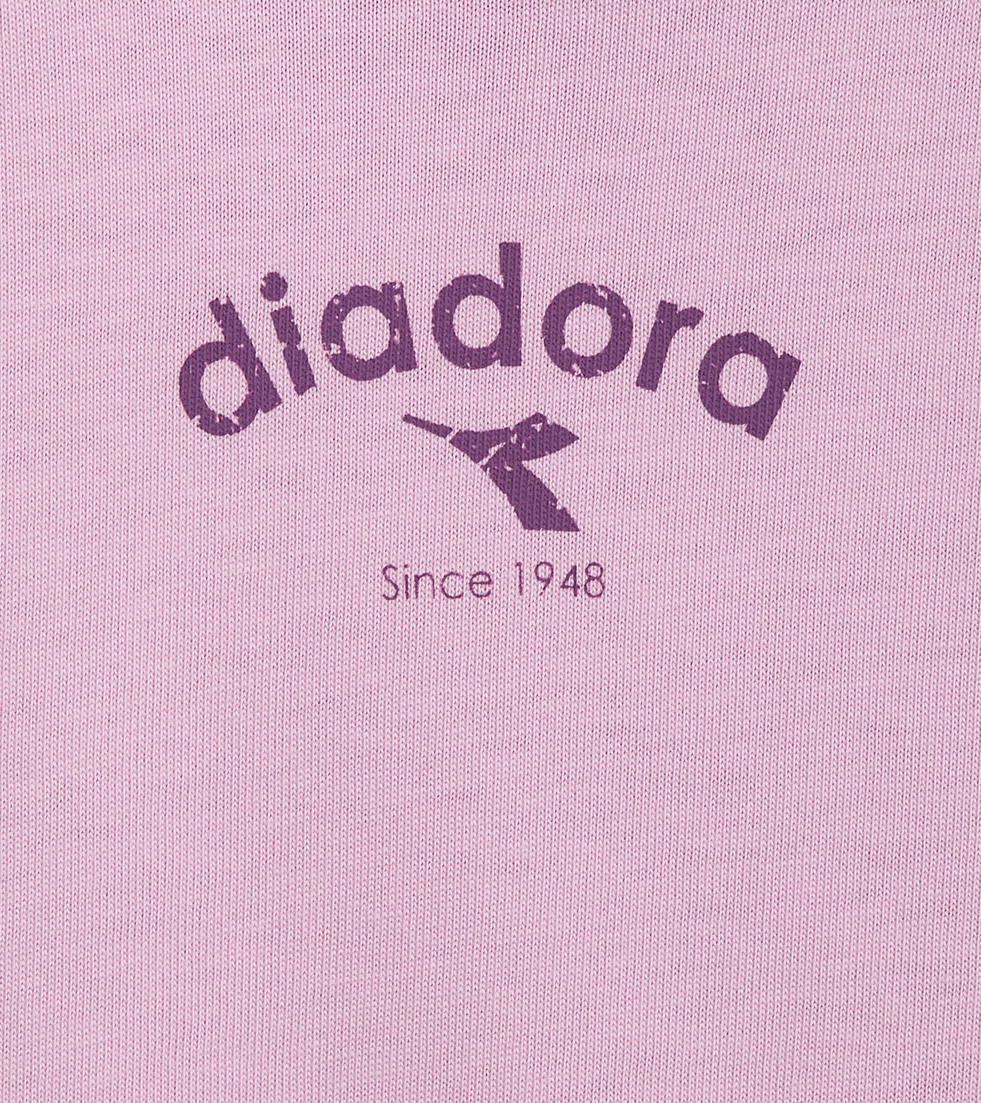 T-shirt - Boxy fit - Donna L. T-SHIRT SS ATHL. LOGO ROSA PIROUETTE - Diadora