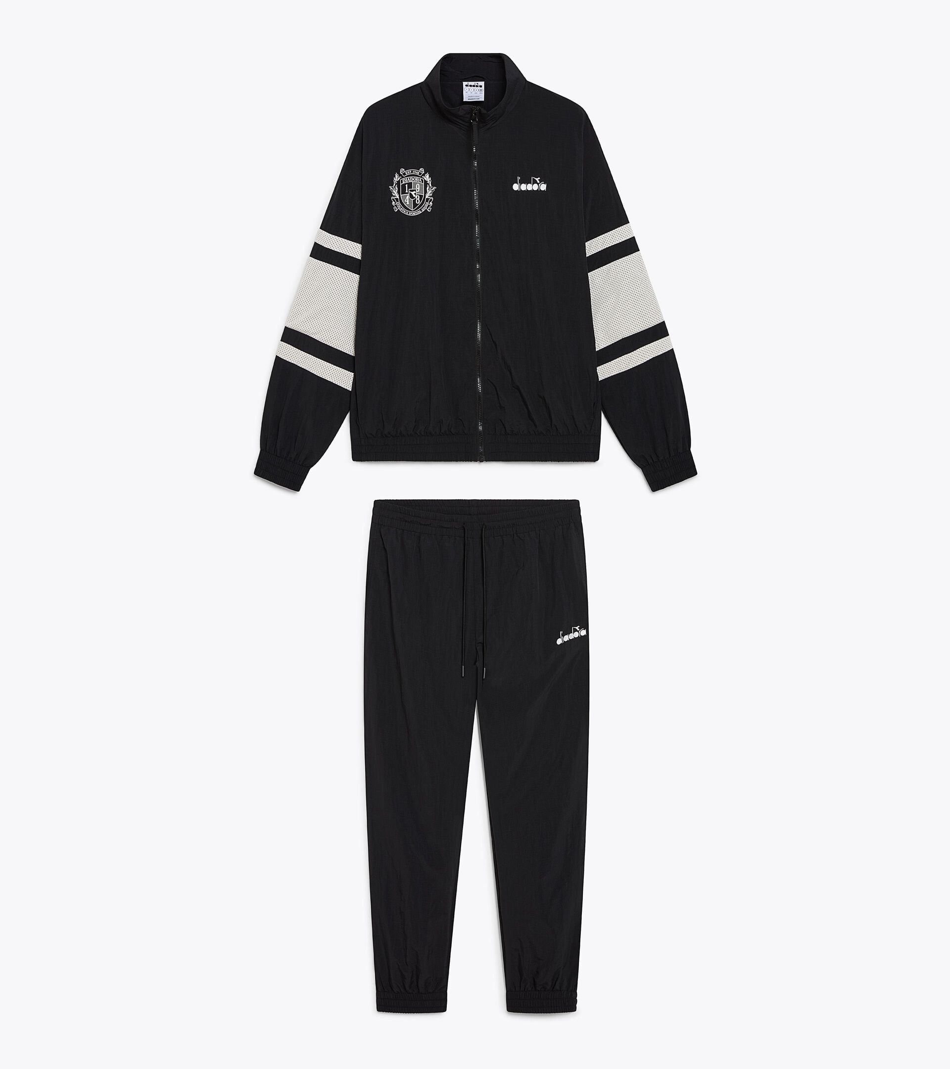 Tracksuit - Regular fit - Men&rsquo;s TRACKSUIT LOGO EXC. II BLACK - Diadora