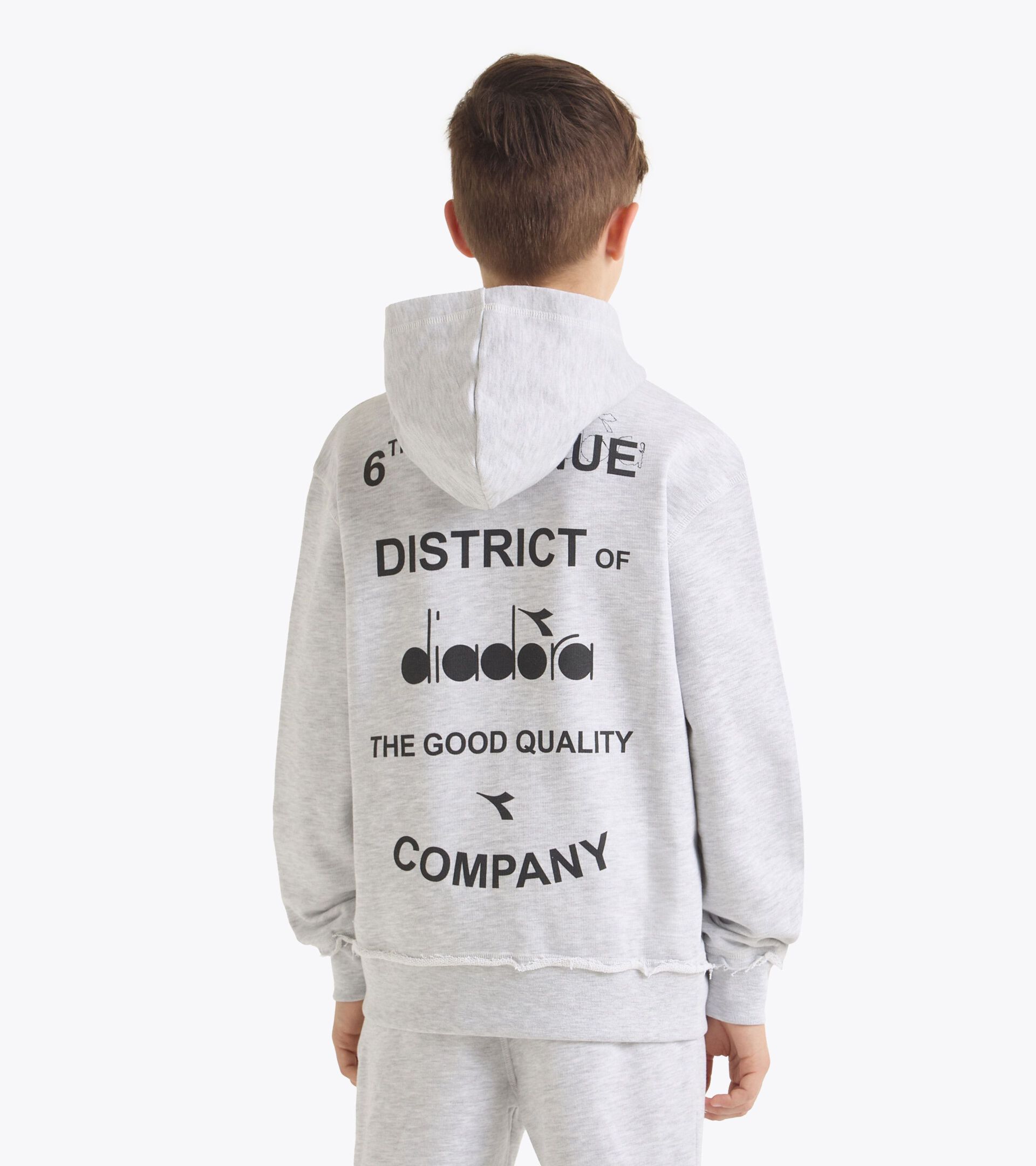 Sweat-shirt à capuche - Ado garçon
JB. HOODIE FZ DISTRICT GRIS MOYENNE CLAIR MELANGE - Diadora