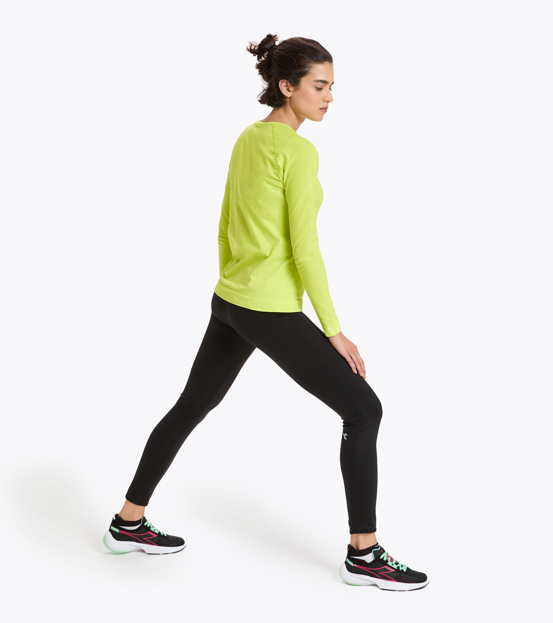 Running leggings - Women L. HW RUNNING TIGHTS BLACK - Diadora