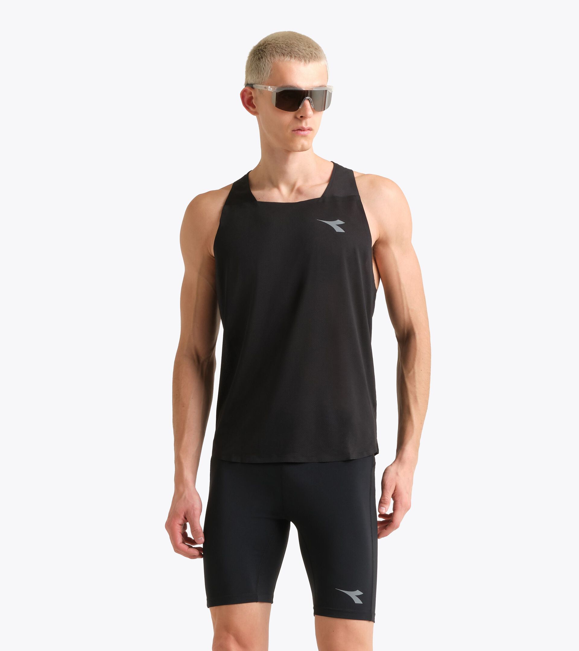 Superleichtes FIBRAZERO-Tanktop  - Running - Herren
 TANK SUPER LIGHT FIBRAZERO SCHWARZ - Diadora