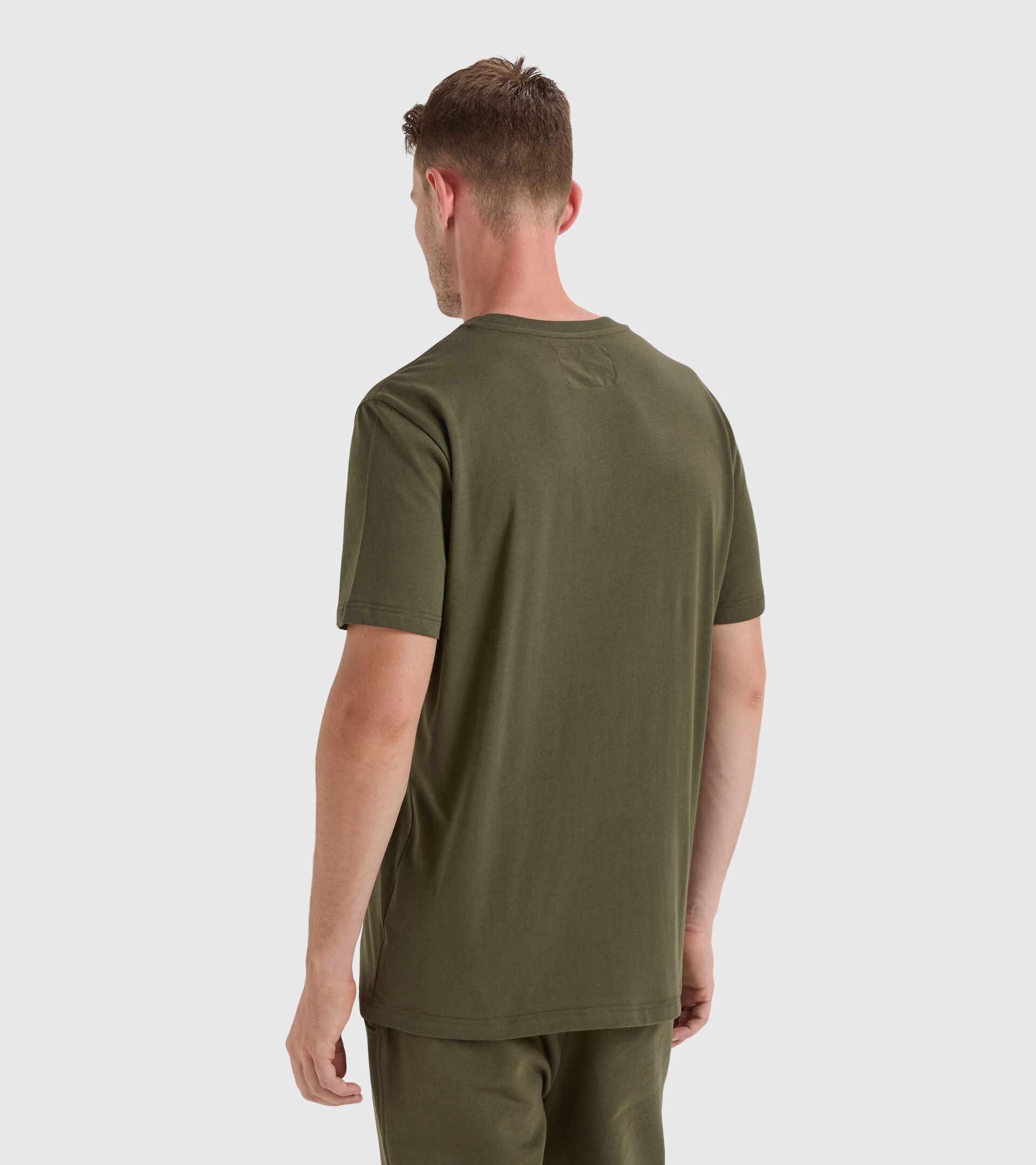 T-shirt in cotone - Made in Italy - Uomo T-SHIRT SS MII VERDE MILITARE - Diadora