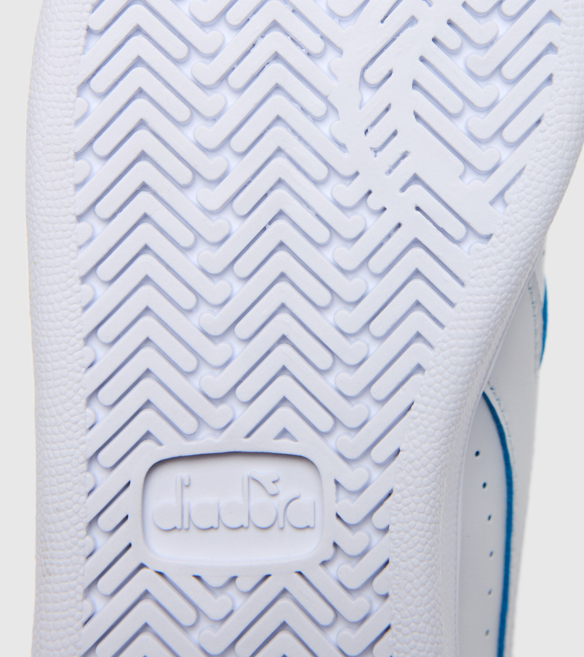 Sports shoes - Youth 8-16 years GAME P SMASH GS WHITE/BLUE EYES - Diadora