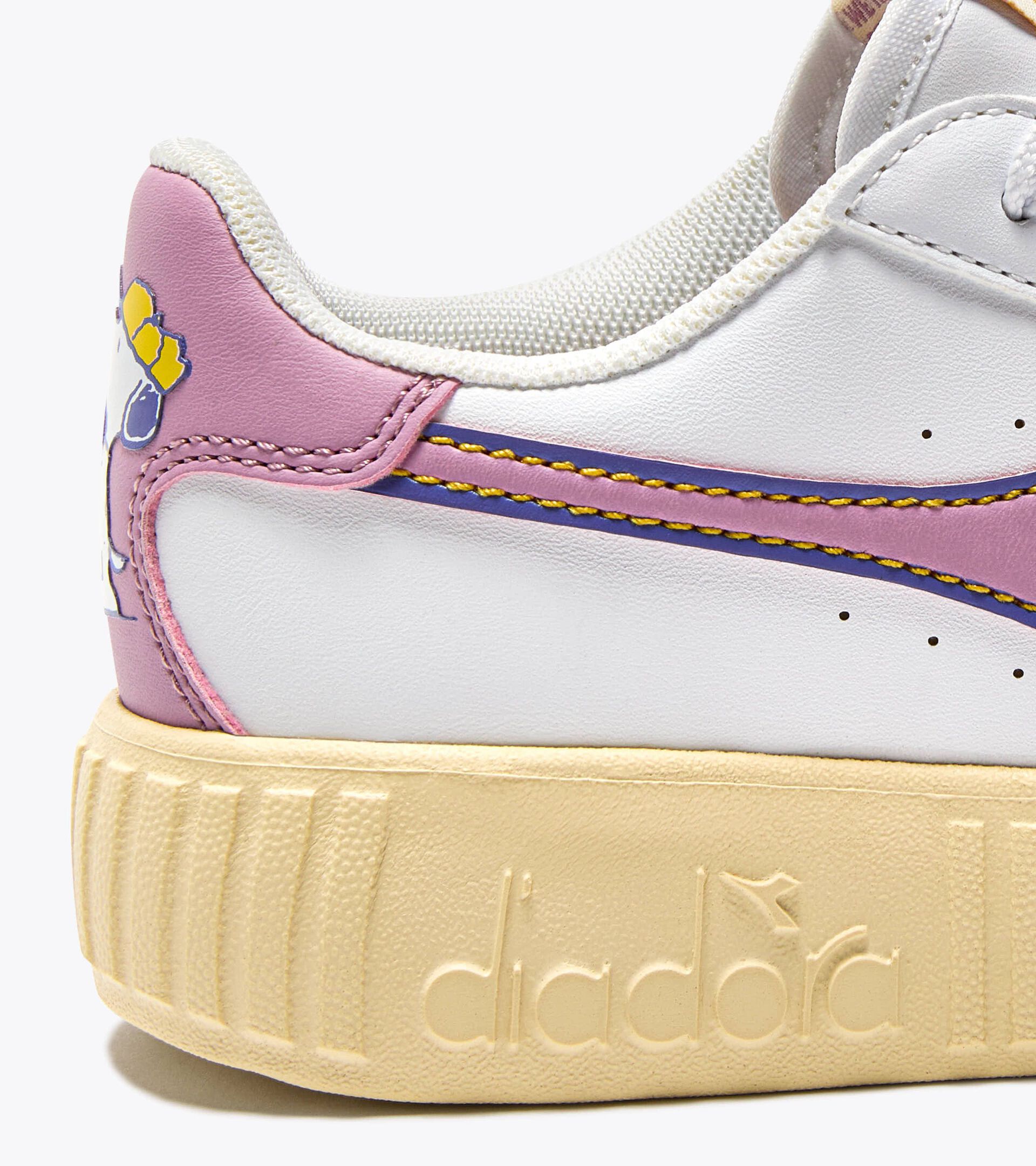 Peanuts sports sneakers - Girls - 4 to 8 years old GAME STEP P SNOOPY PS PINK MAUVE ORCHID - Diadora
