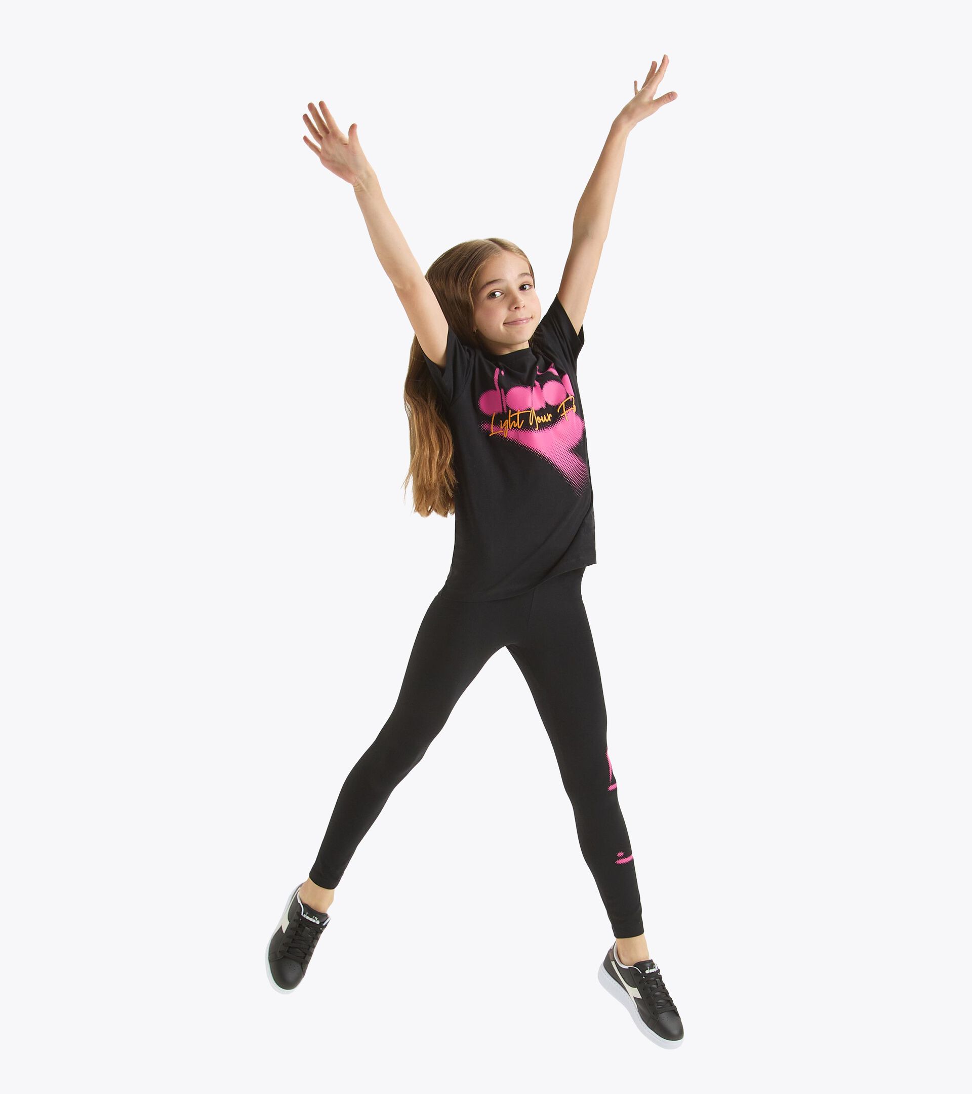 Leggings - Niña
 JG.LEGGINS LOGO PIXEL NEGRO - Diadora