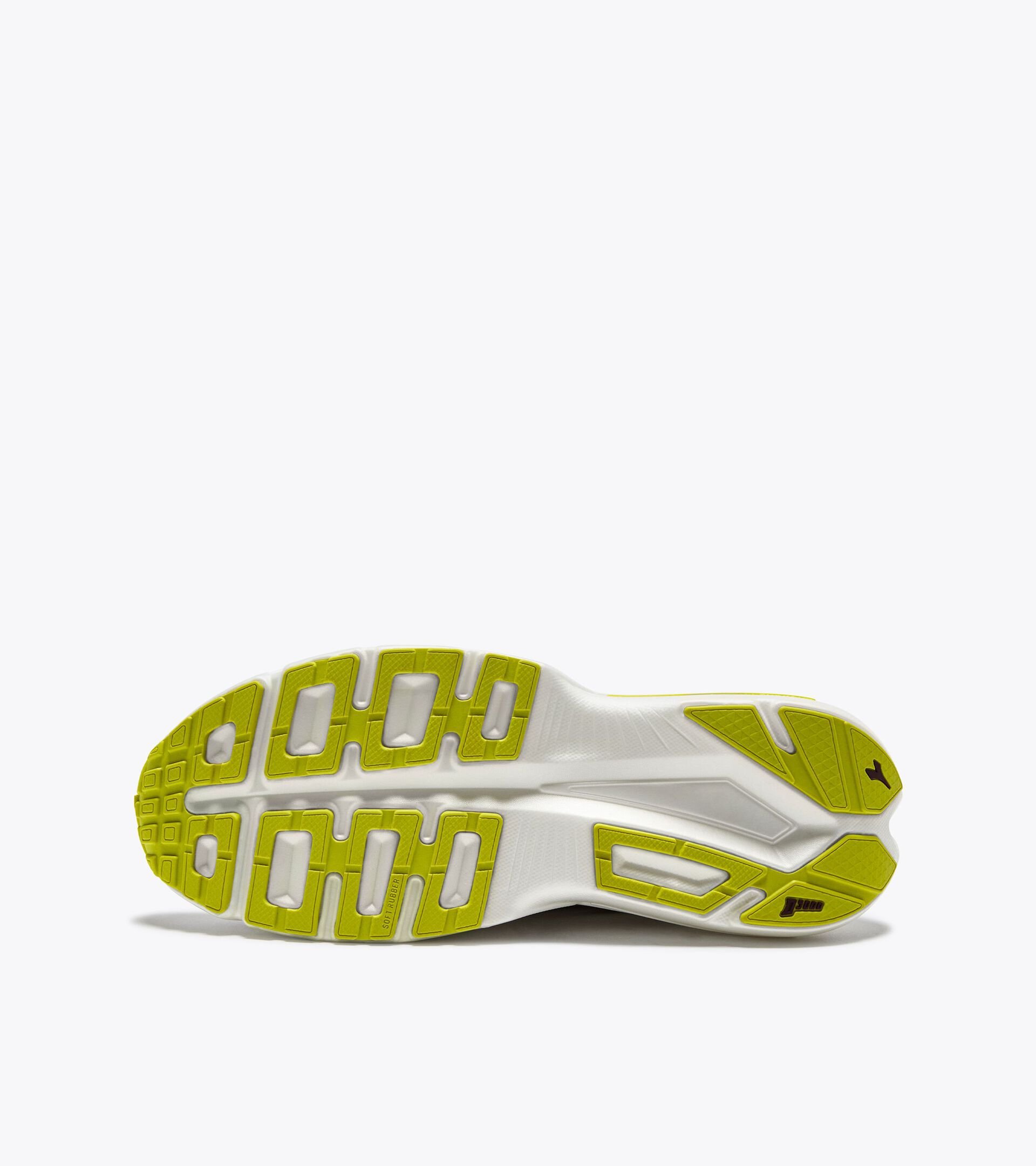 Running shoe - Lightness and reactivity - Women’s FREQUENZA 2 W WHITE/GREEN SPRING - Diadora