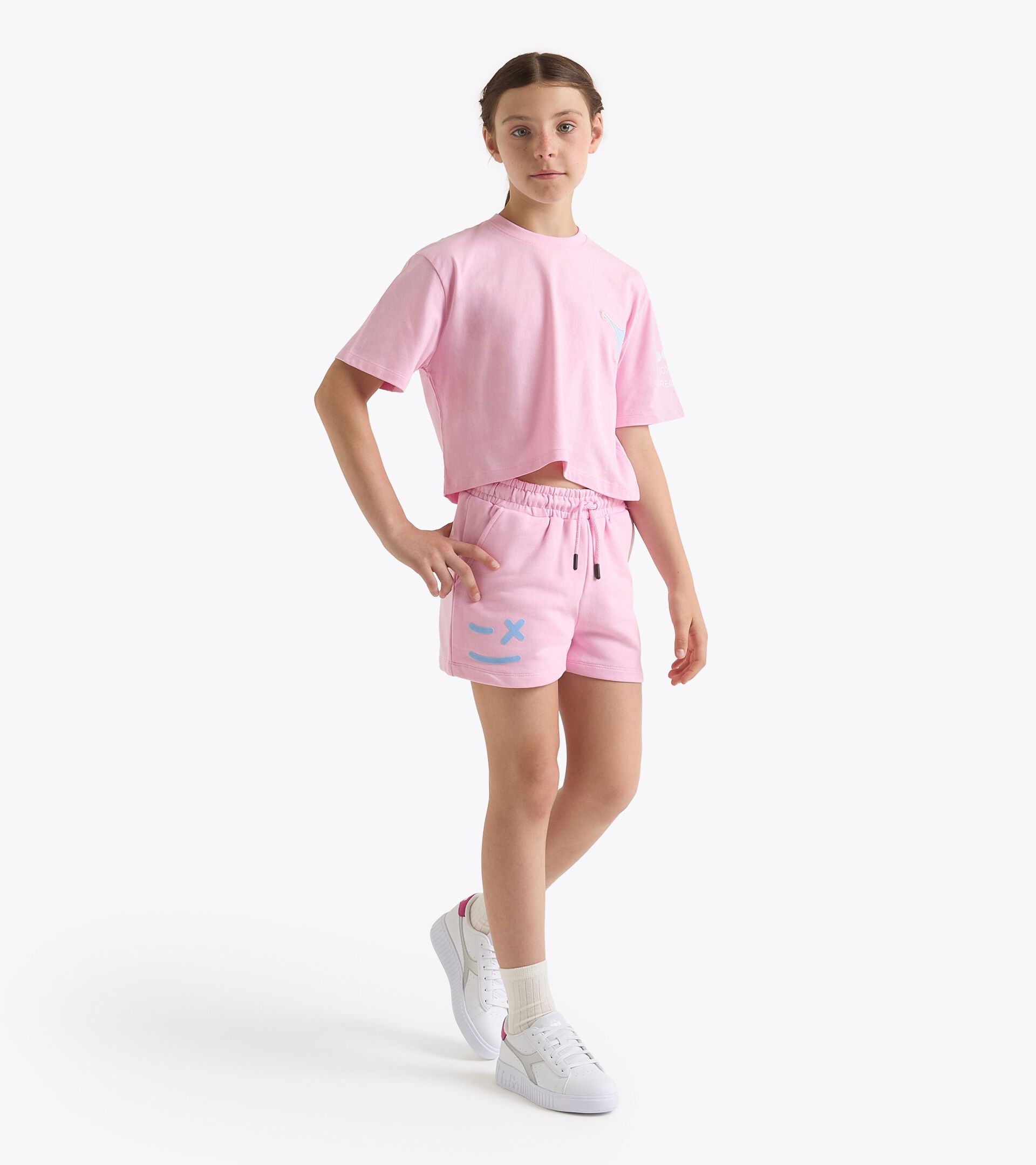 Sport suit - Fit comfort - Girl JG. SET CANDY PINK - Diadora