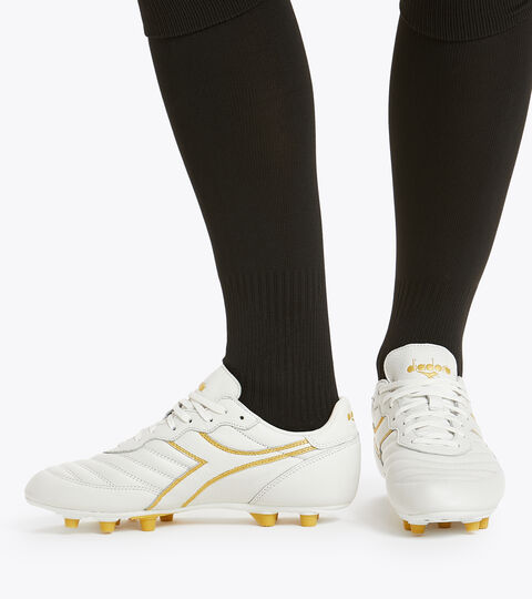 BRASIL OG LT+ MDPU, BLANC/OR BRUN Footwear Sport UOMO BRASIL OG LT+ MDPU BLANC/OR BRUN Diadora