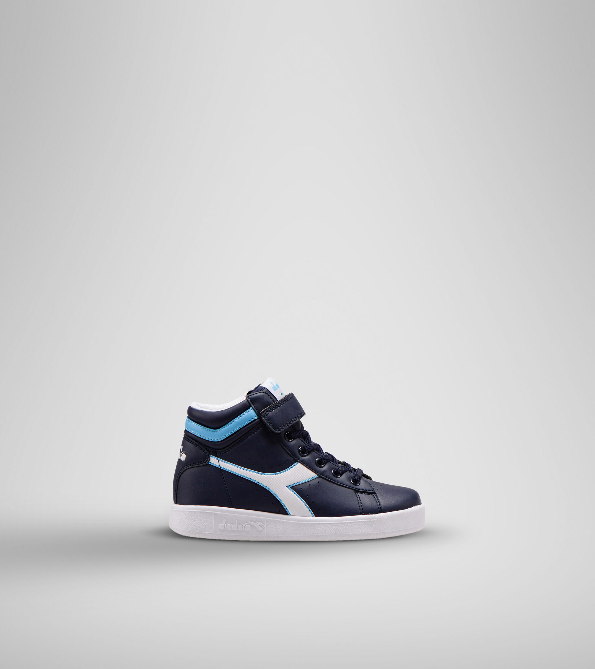 Sports shoes - Kids 4-8 years GAME P HIGH PS CORSAIR/SKY BLUE INTENSE - Diadora