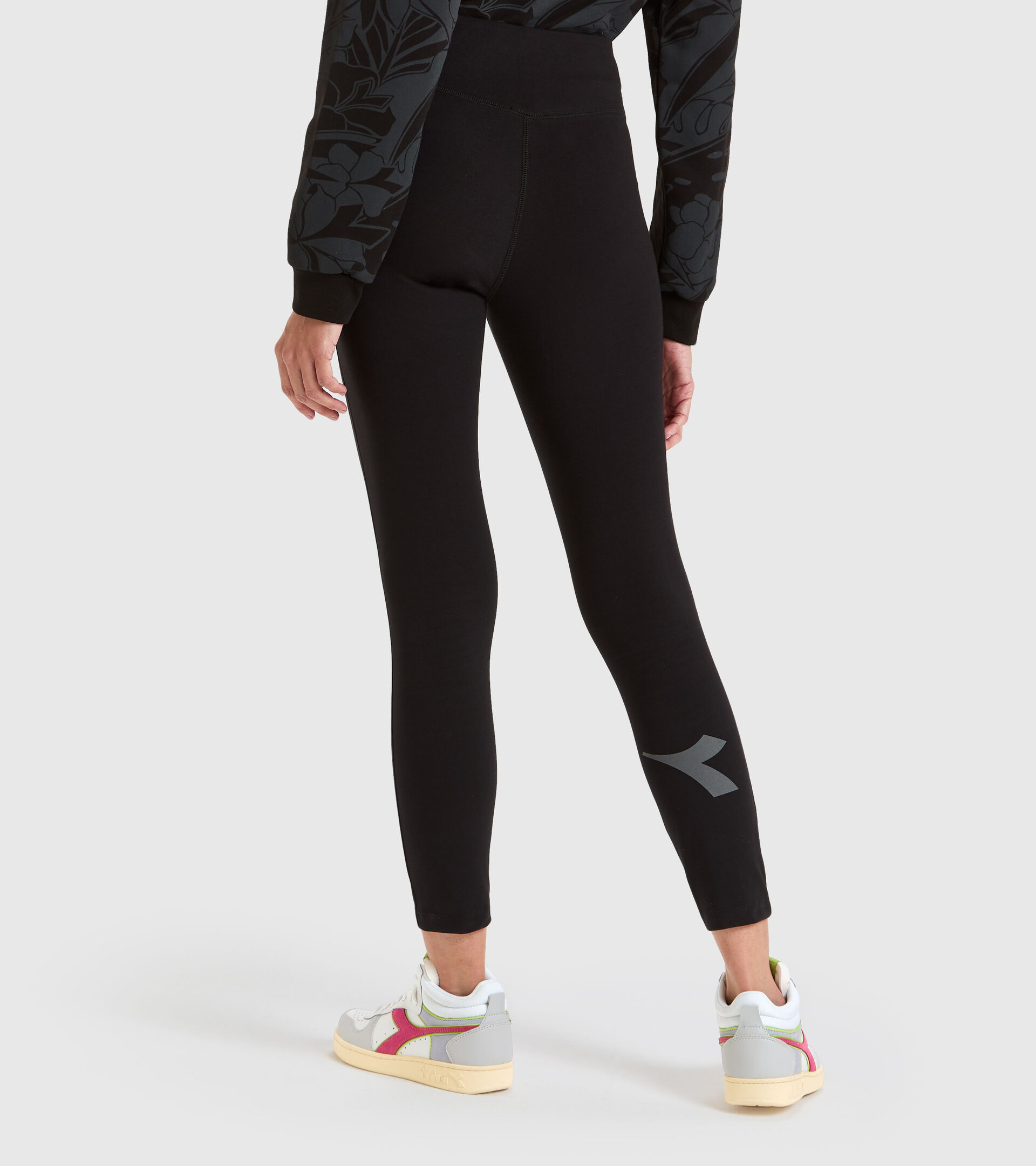 Stretch leggings - Women L. LEGGINGS MANIFESTO BLACK - Diadora