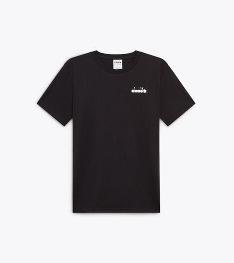 Camiseta - Para todos los g&eacute;neros T-SHIRT SS LOGO NEGRO/BLANCO BRILLANTE - Diadora