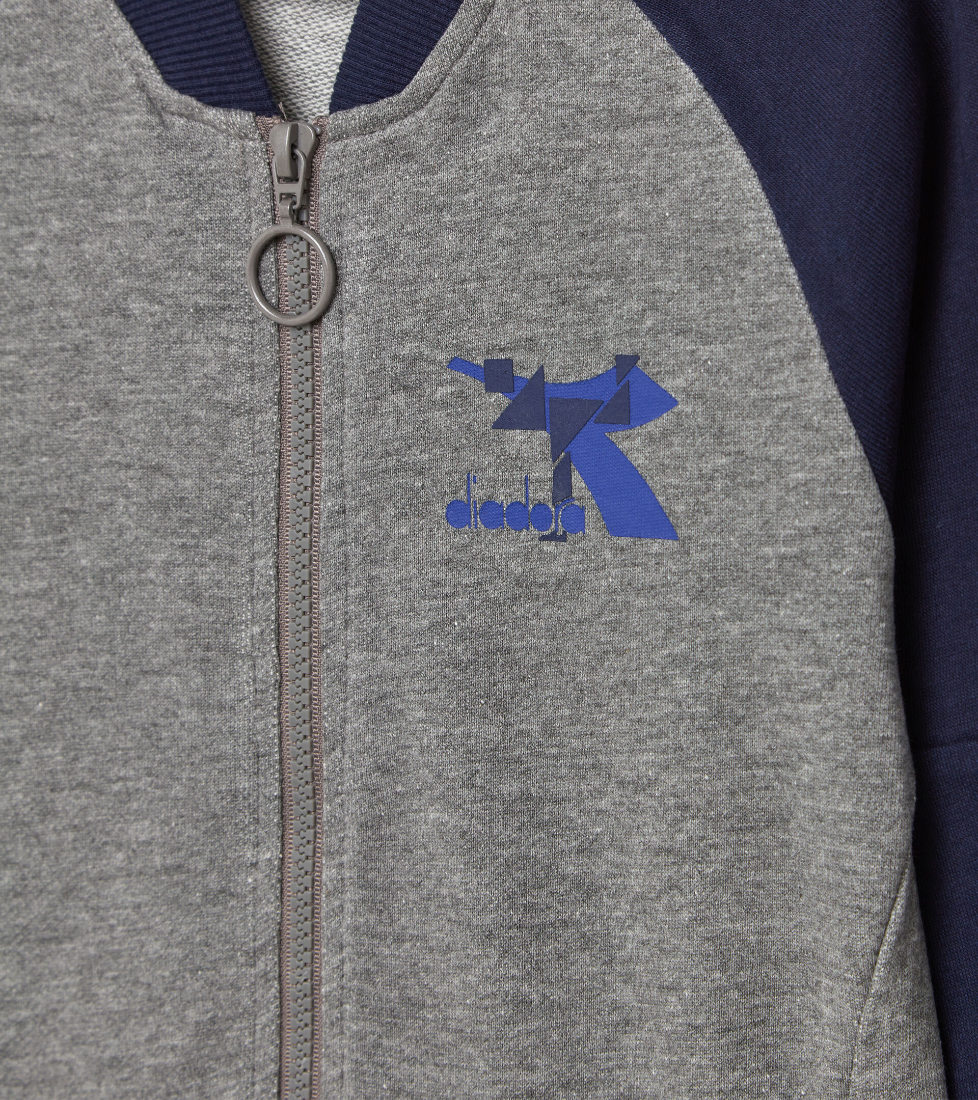 Sports tracksuit - Kids JB. TRACKSUIT FZ TWISTER CLASSIC NAVY - Diadora