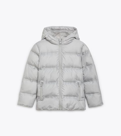 JG. HOODIE INSULATED JACKET, GREY ALASKA Puffer jacket - Girls JG. HOODIE INSULATED JACKET GREY ALASKA - Diadora