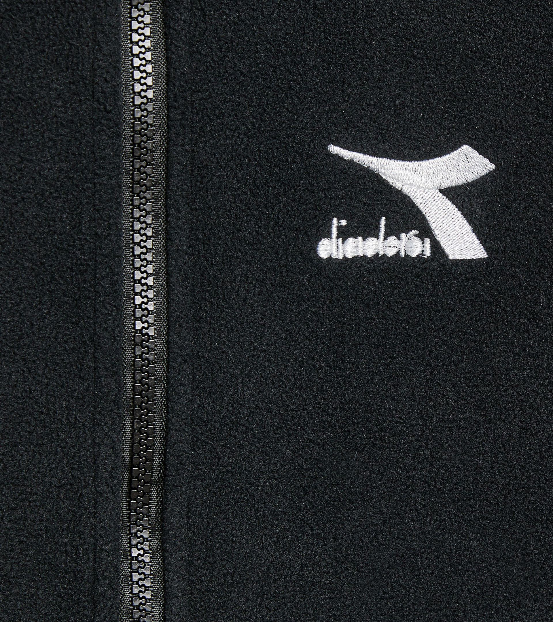 Sweatshirt aus Fleece - Kinder JU. MICROPOLAR FLEECE SCHWARZ - Diadora