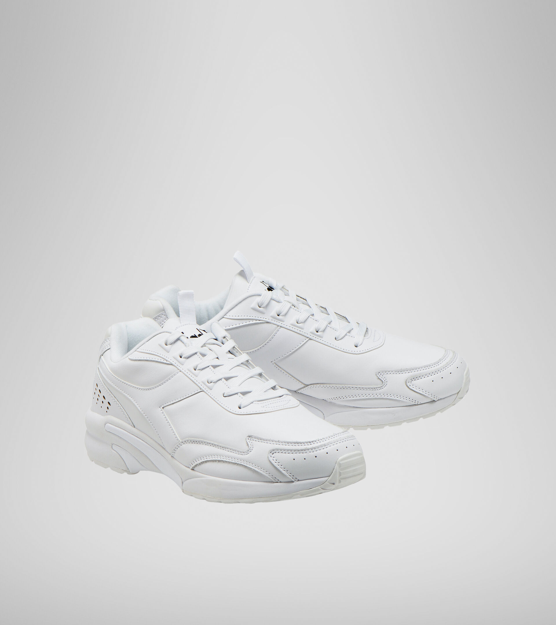 Chaussures de sport - Unisexe DISTANCE 280 LEATHER BLANC/BLANC/BLANC - Diadora