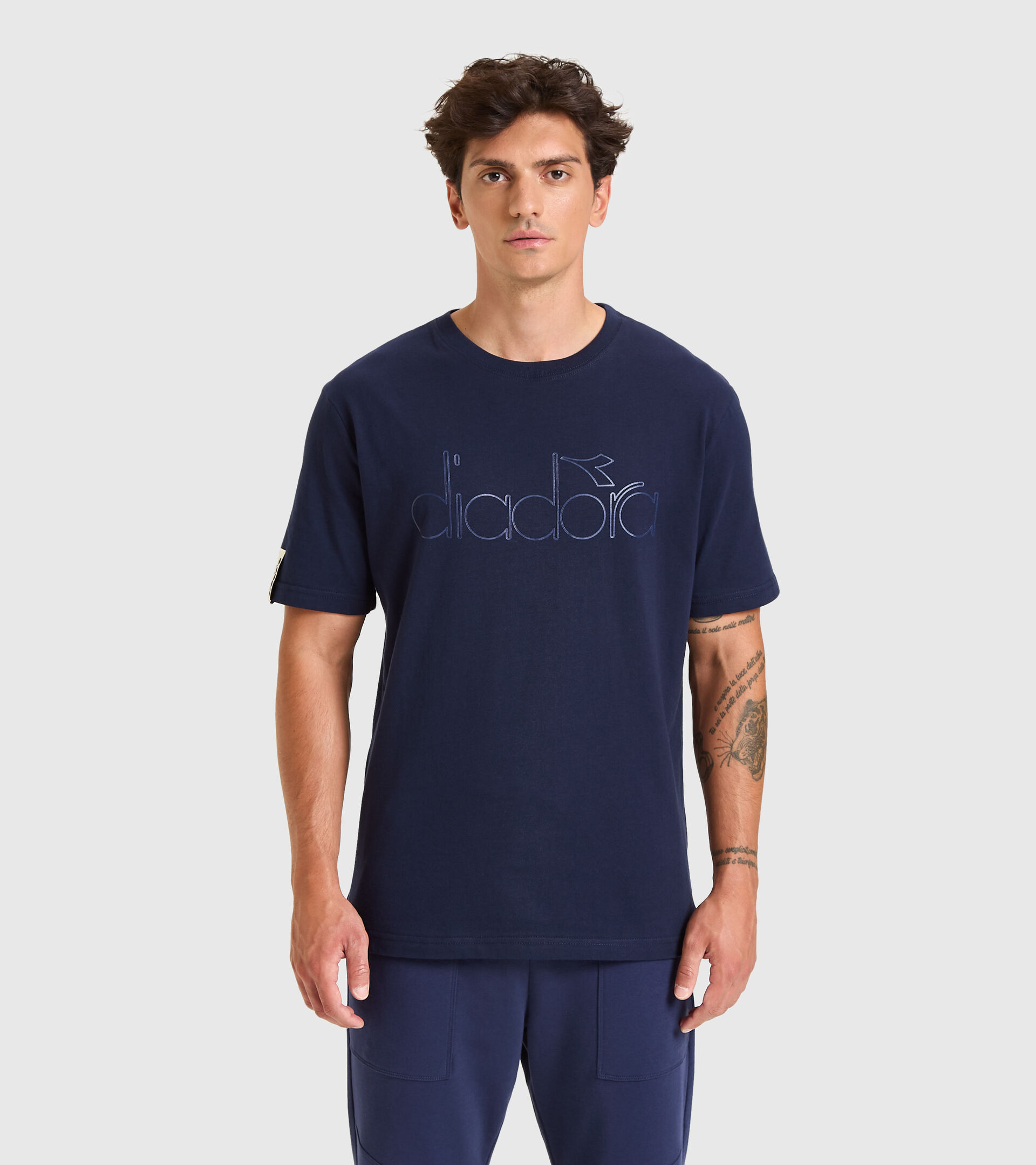 T-shirt - Unisex T-SHIRT SS DIADORA HD CLASSIC NAVY - Diadora