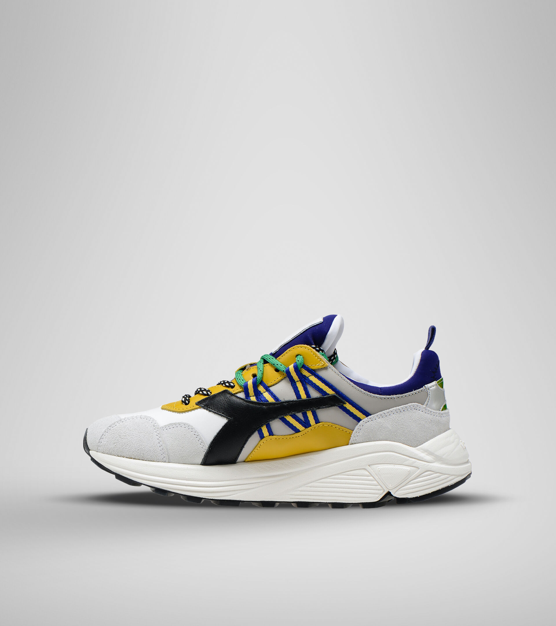 Sports shoe - Unisex RAVE LEATHER POP GREY ALASKA - Diadora