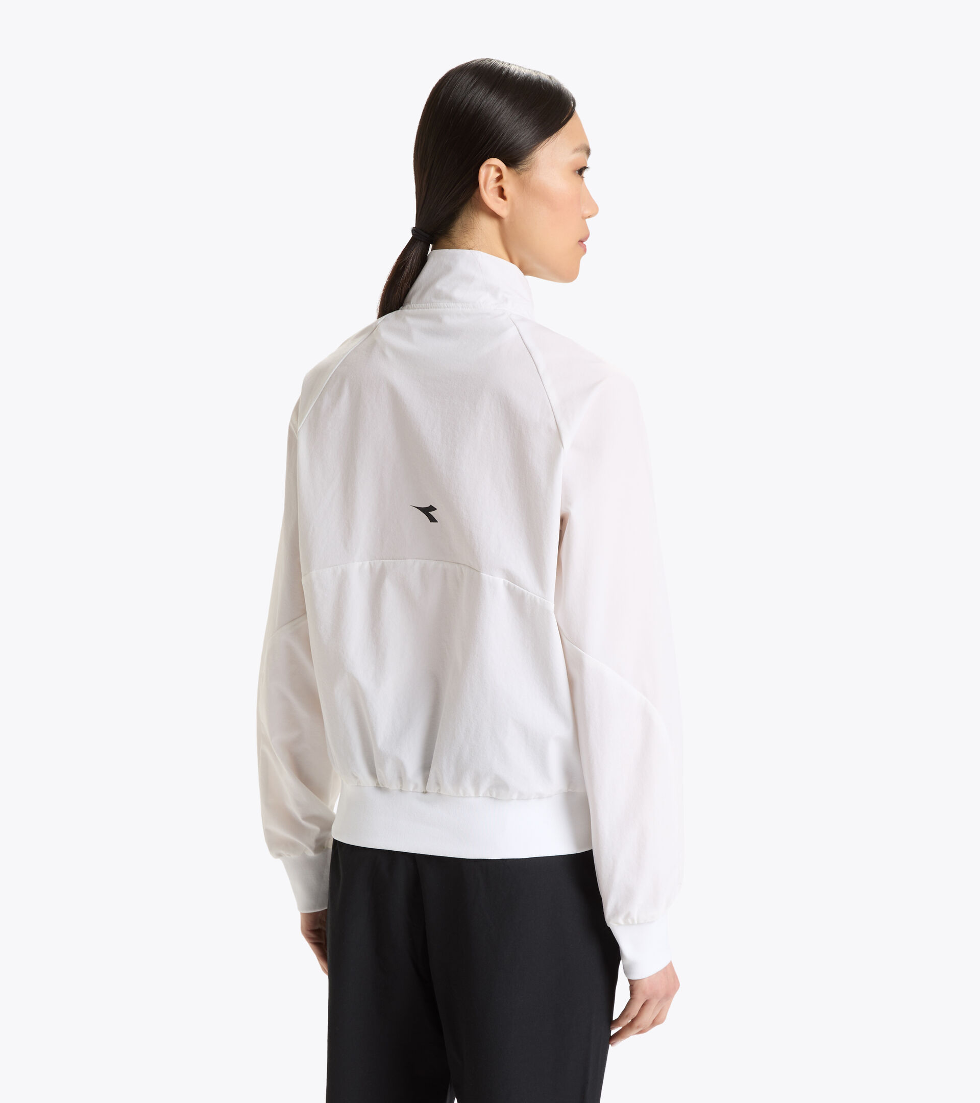 Full-zip jacket - Women L. FZ JACKET OPTICAL WHITE - Diadora