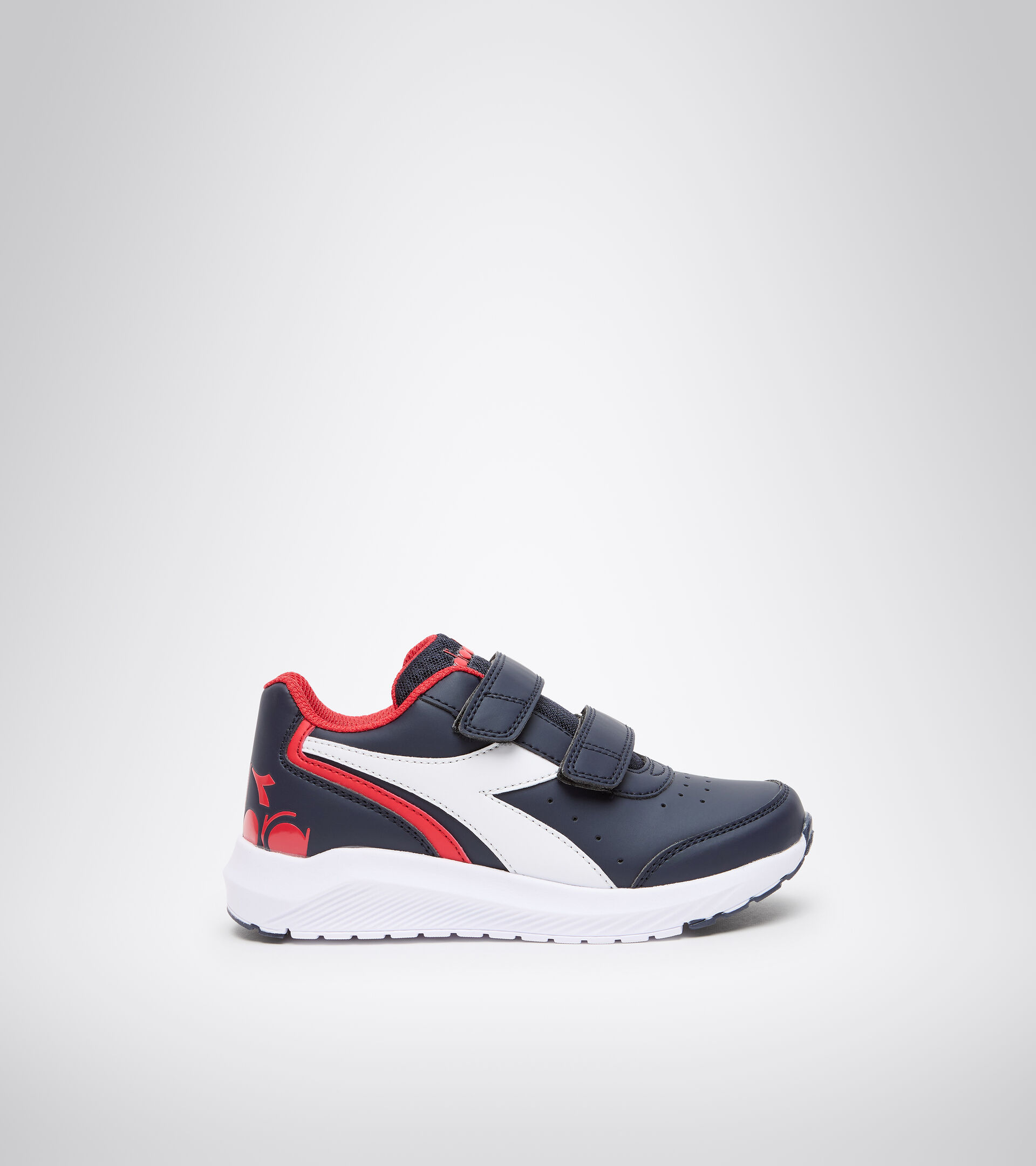 Running shoe - Kids FALCON SL JR V ESTATE BLUE/HIGH RISK RED - Diadora