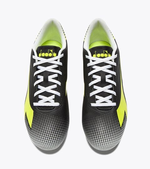 Calcio boots for firm grounds - Men&rsquo;s
 PICHICHI 8 MG14 BLACK/FLUO YELLOW DIADORA - Diadora