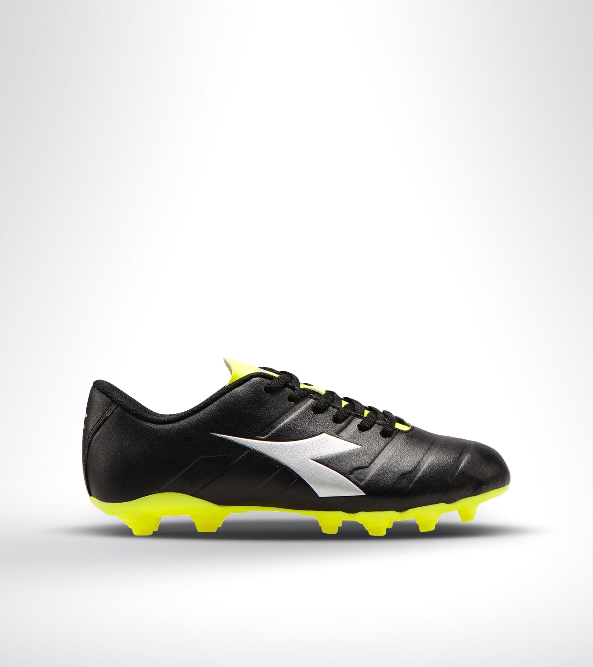 Chaussures de football pour terrains compacts PICHICHI 3 MG14 NERO/GIALLO FL DD/ARGENTO - Diadora