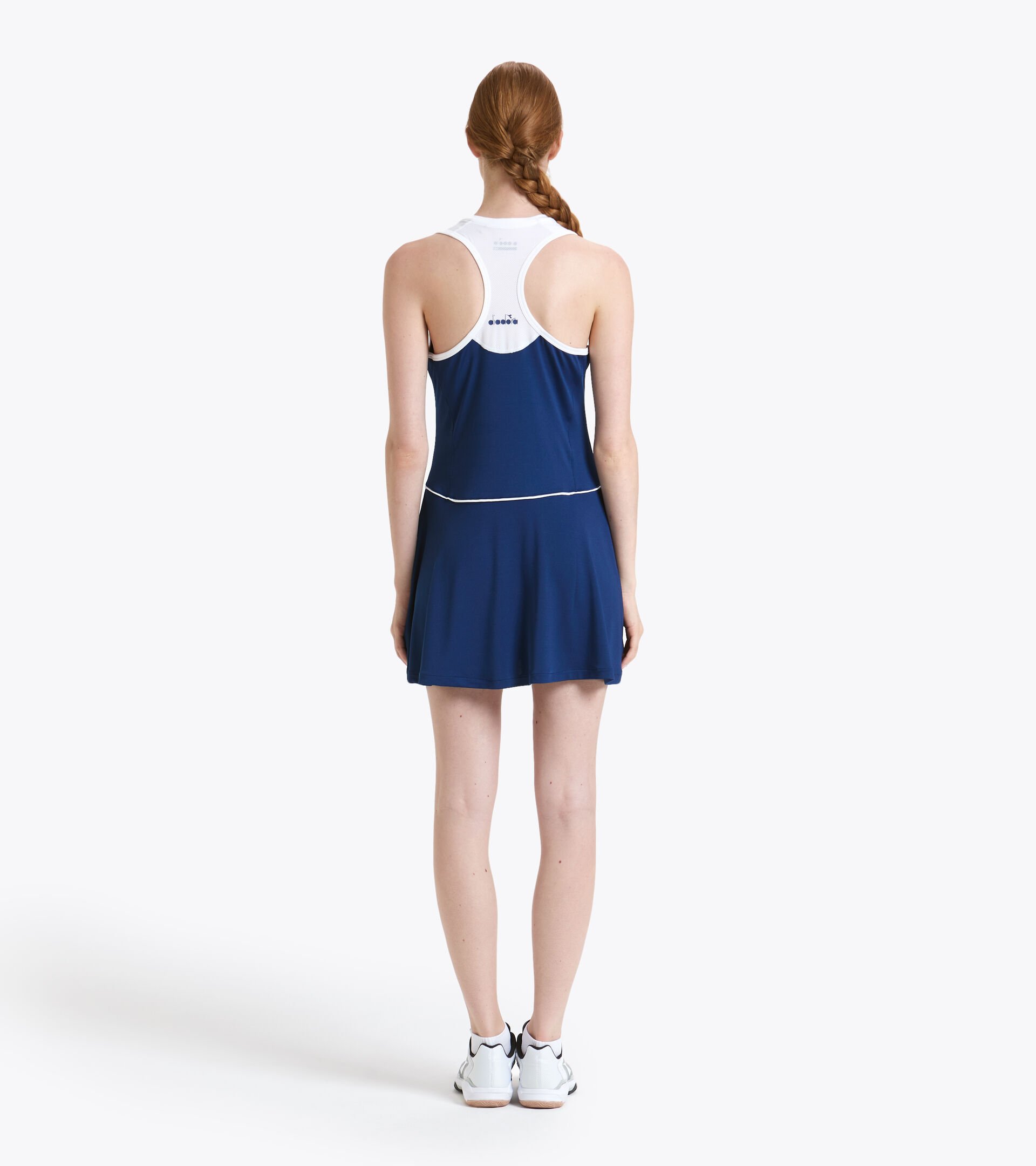Damen-Tennis-Outfit L. DRESS COURT GUTBLAU - Diadora