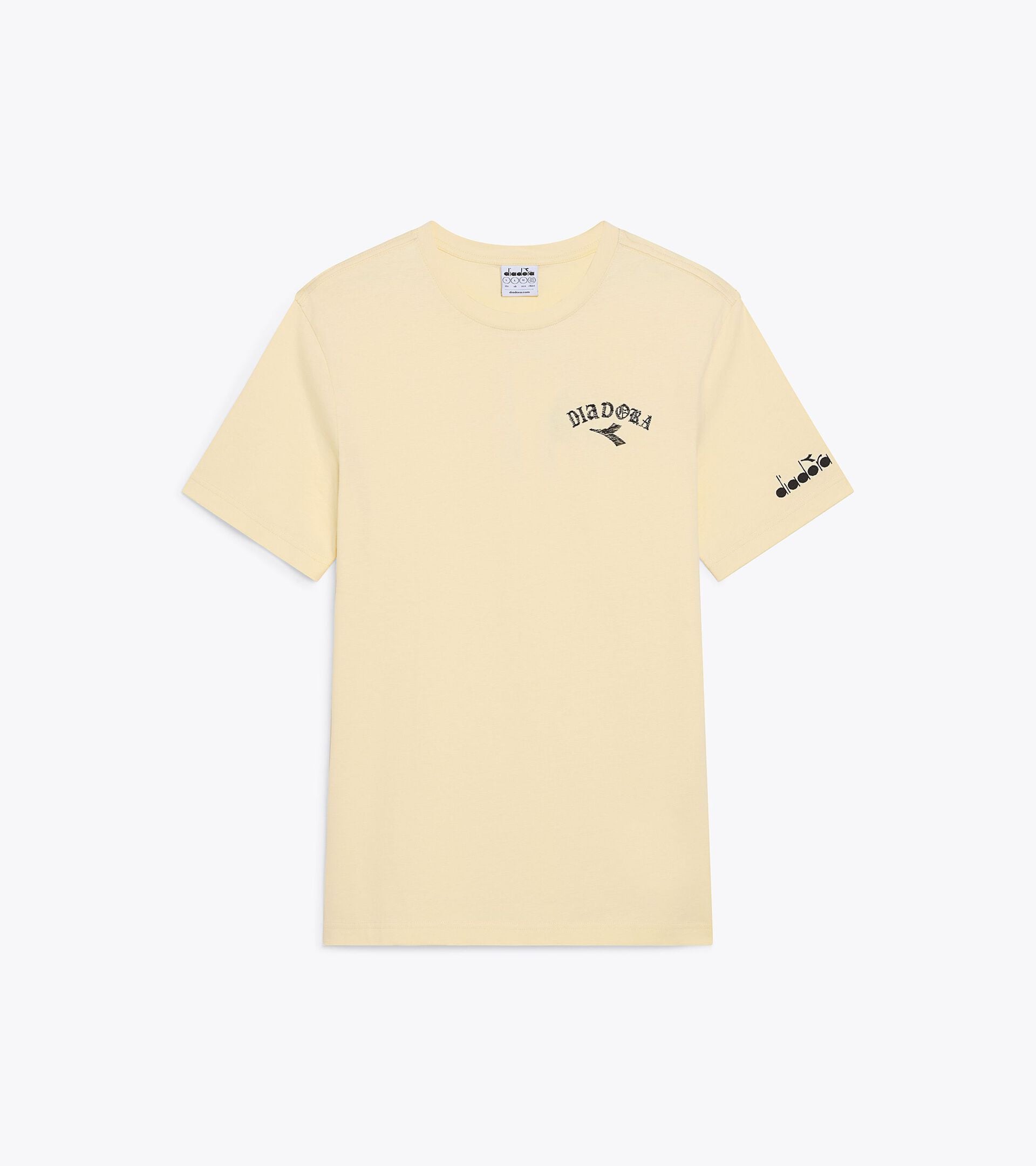 Cotton T-shirt - Run Valley - All-gender SS T-SHIRT RUN CREW BEIGE SHIFTY - Diadora