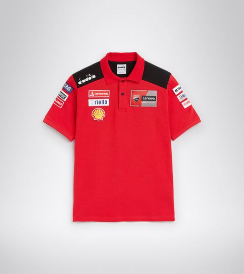 POLO DUCATI REPLICA MGP22, DUCATI MGP ROT/SCHWARZ Polo Shirt Replik Ducati MotoGP 22 - Herren
POLO DUCATI REPLICA MGP22 DUCATI MGP ROT/SCHWARZ - Diadora