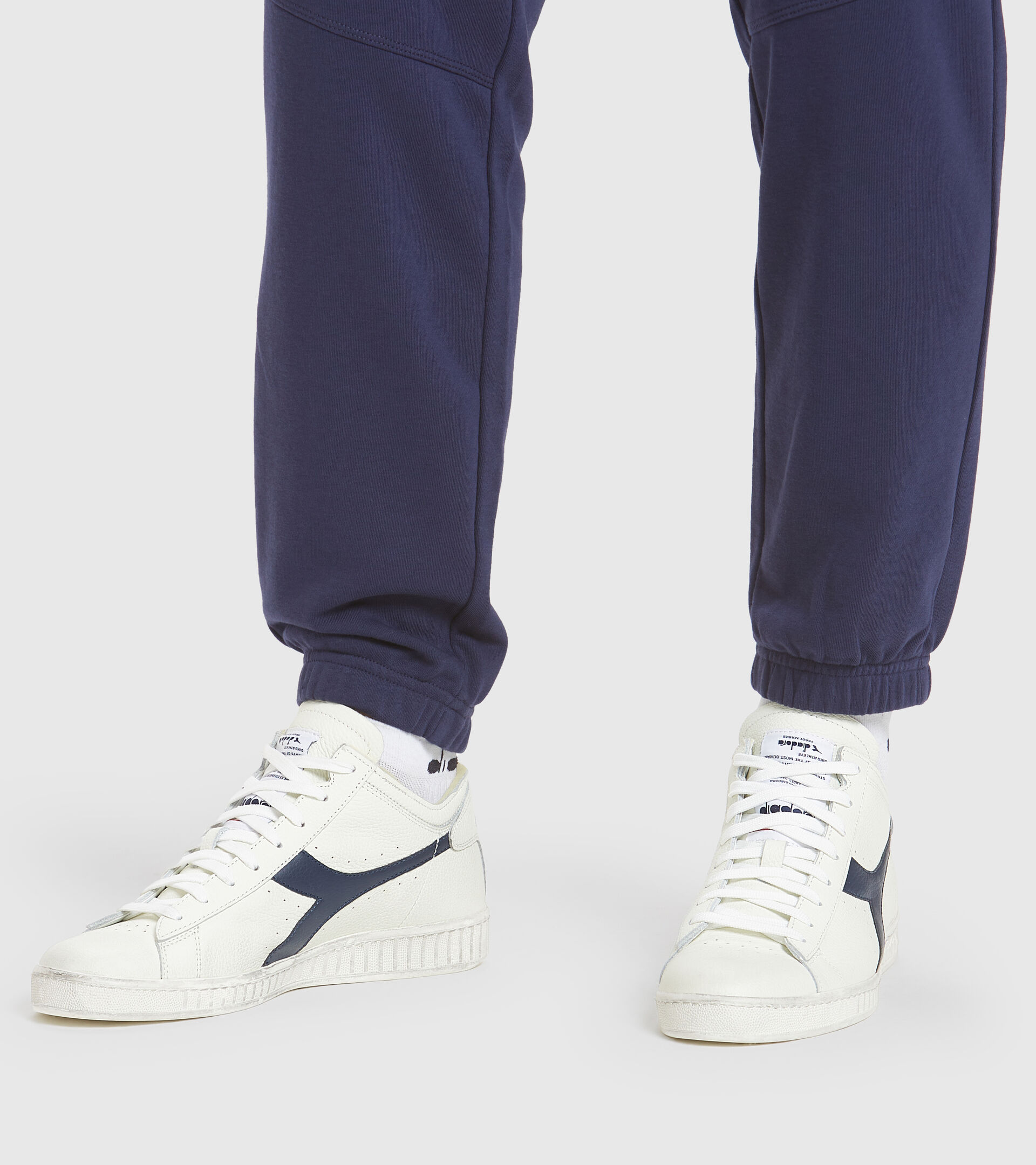 Footwear Sportswear UNISEX GAME L WAXED ROW CUT BLANCO/UNIFORME AZUL Diadora