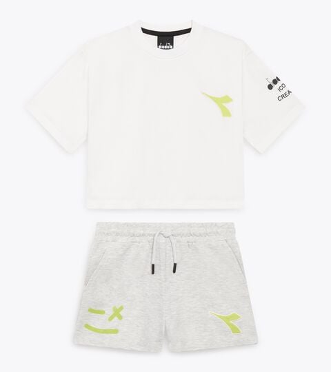 Sportset - Mädchen JG. SET CANDY LICHT MITTELGRAU MELANGE - Diadora