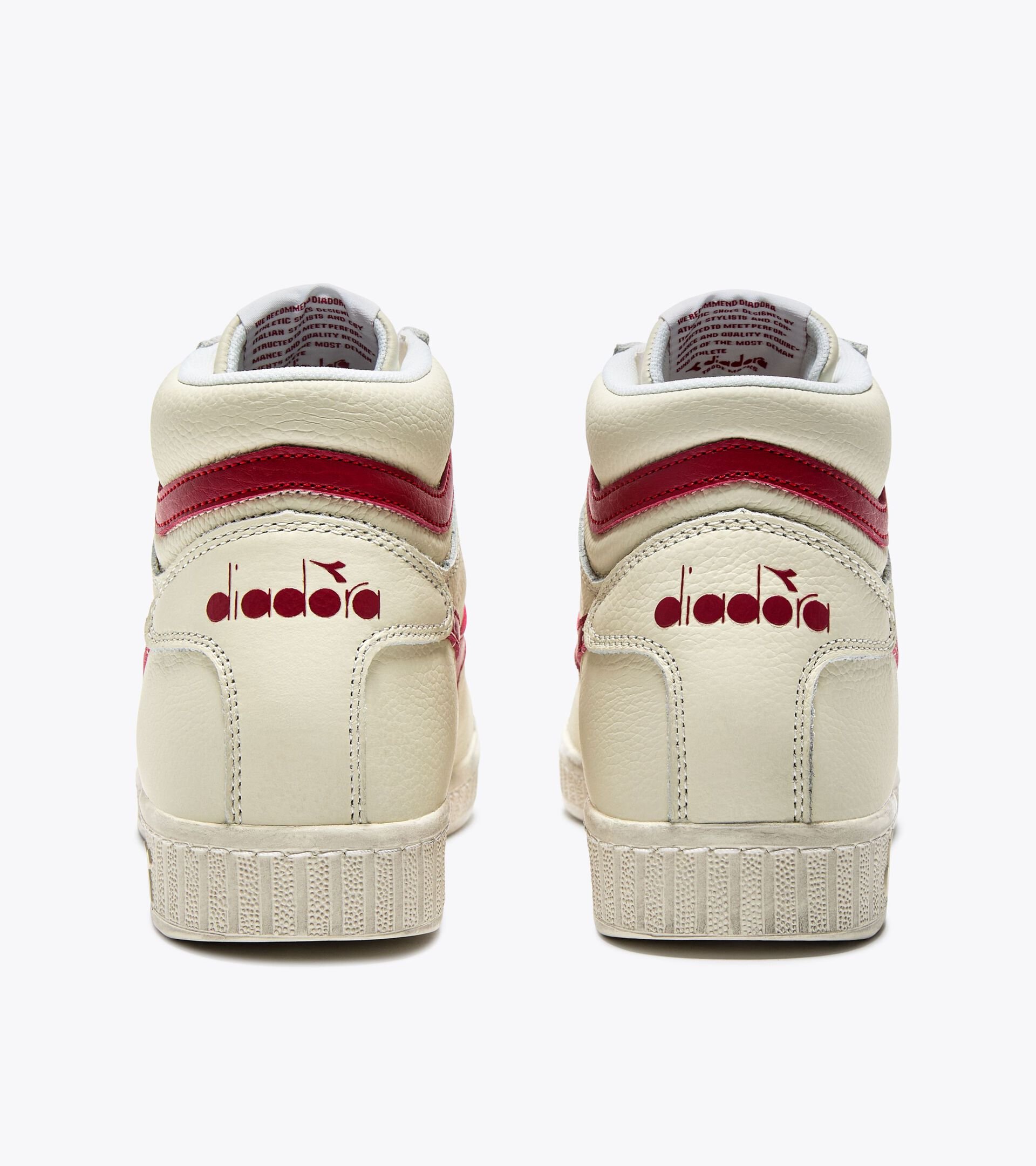 Zapatilla deportiva - Para todos los géneros GAME L HIGH WAXED BLANCO/NARANJA.COM - Diadora