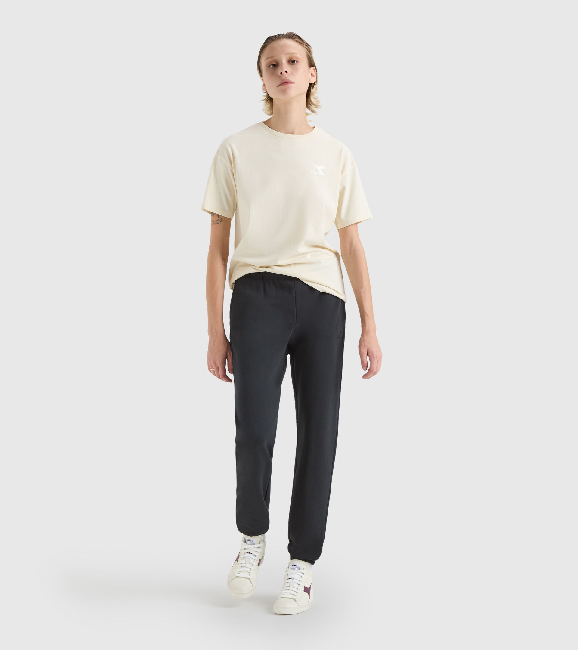 Pantalon de sport - Femme L.PANTS CUFF CORE NOIR - Diadora