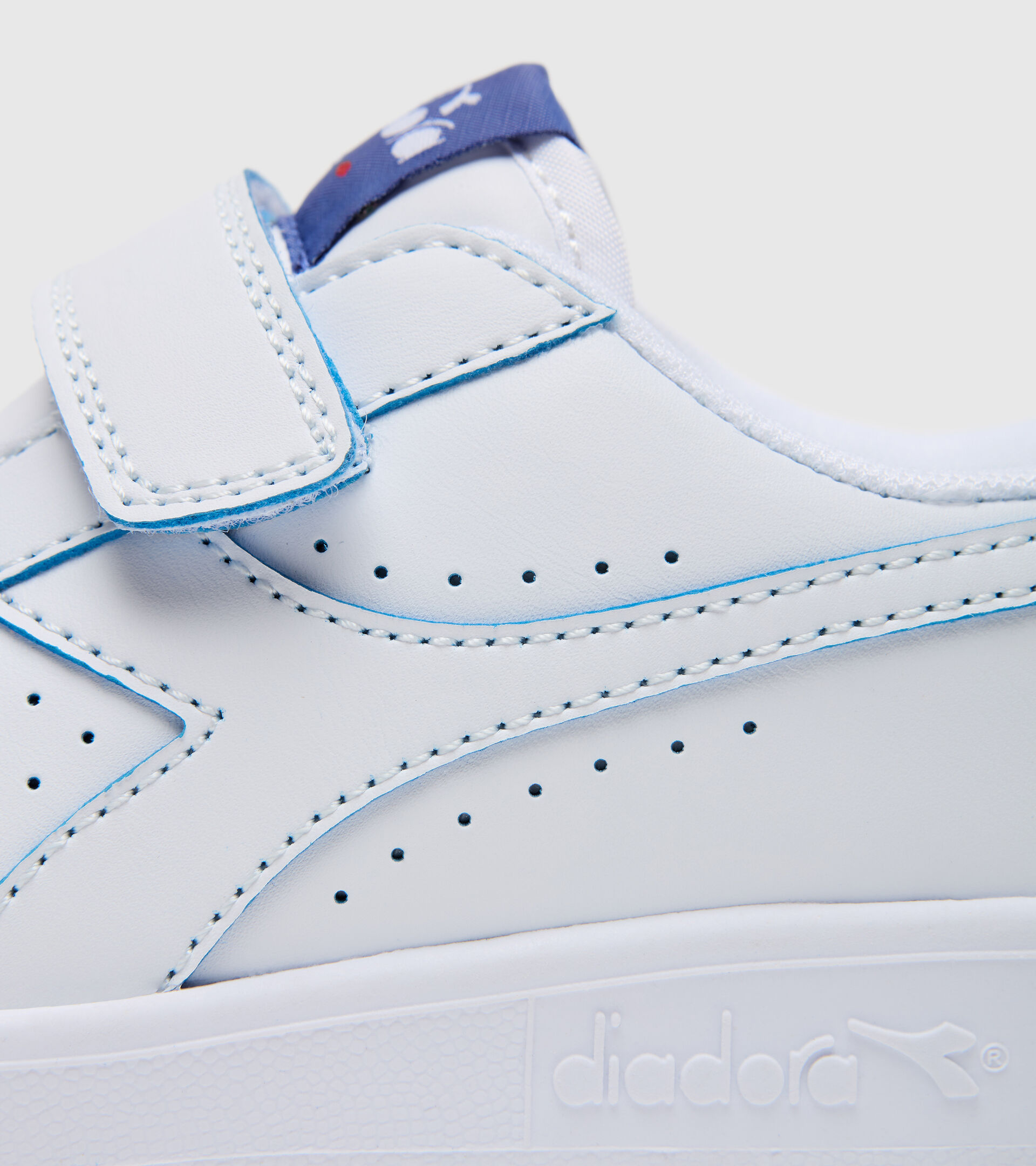 Footwear Sport BAMBINO GAME P SMASH PS BIANCO/BLU OCCHI Diadora