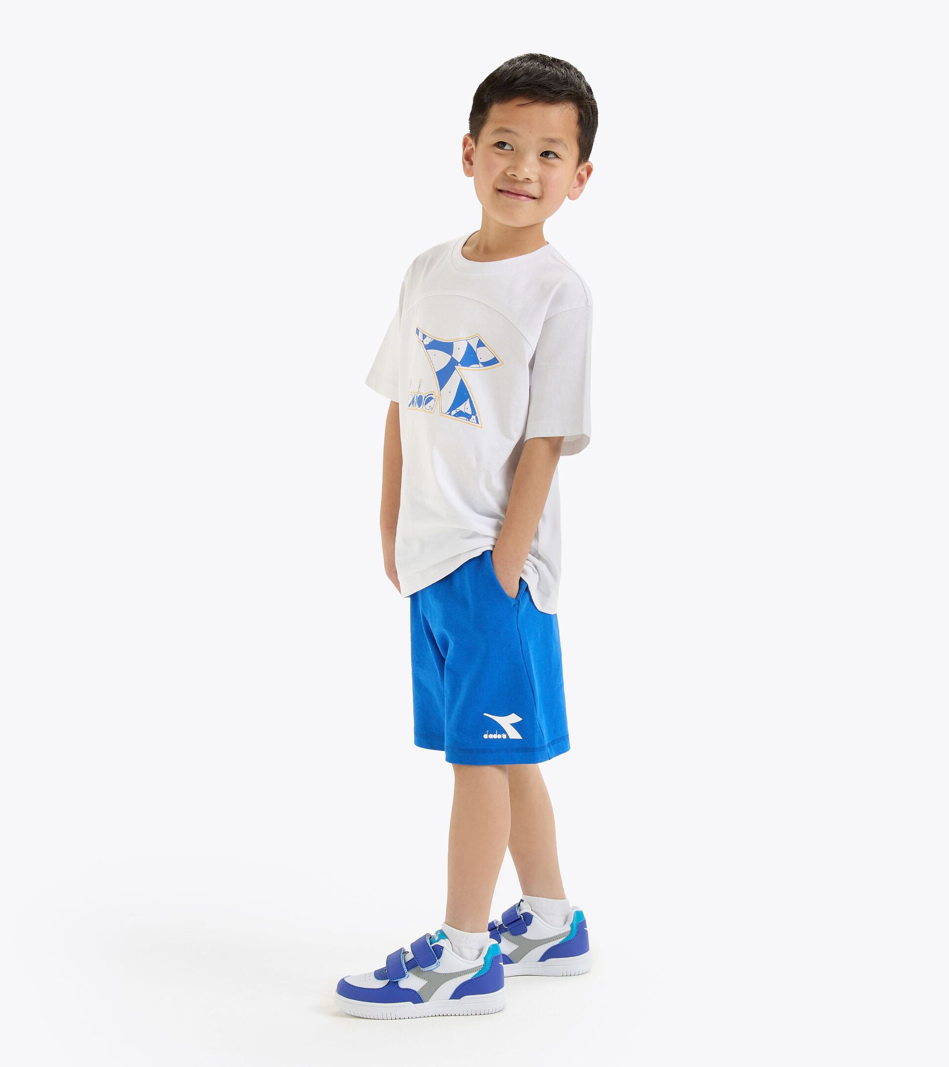 Cotton bermuda shorts - Boy
 JB.BERMUDA RIDDLE PRINCESS BLUE - Diadora