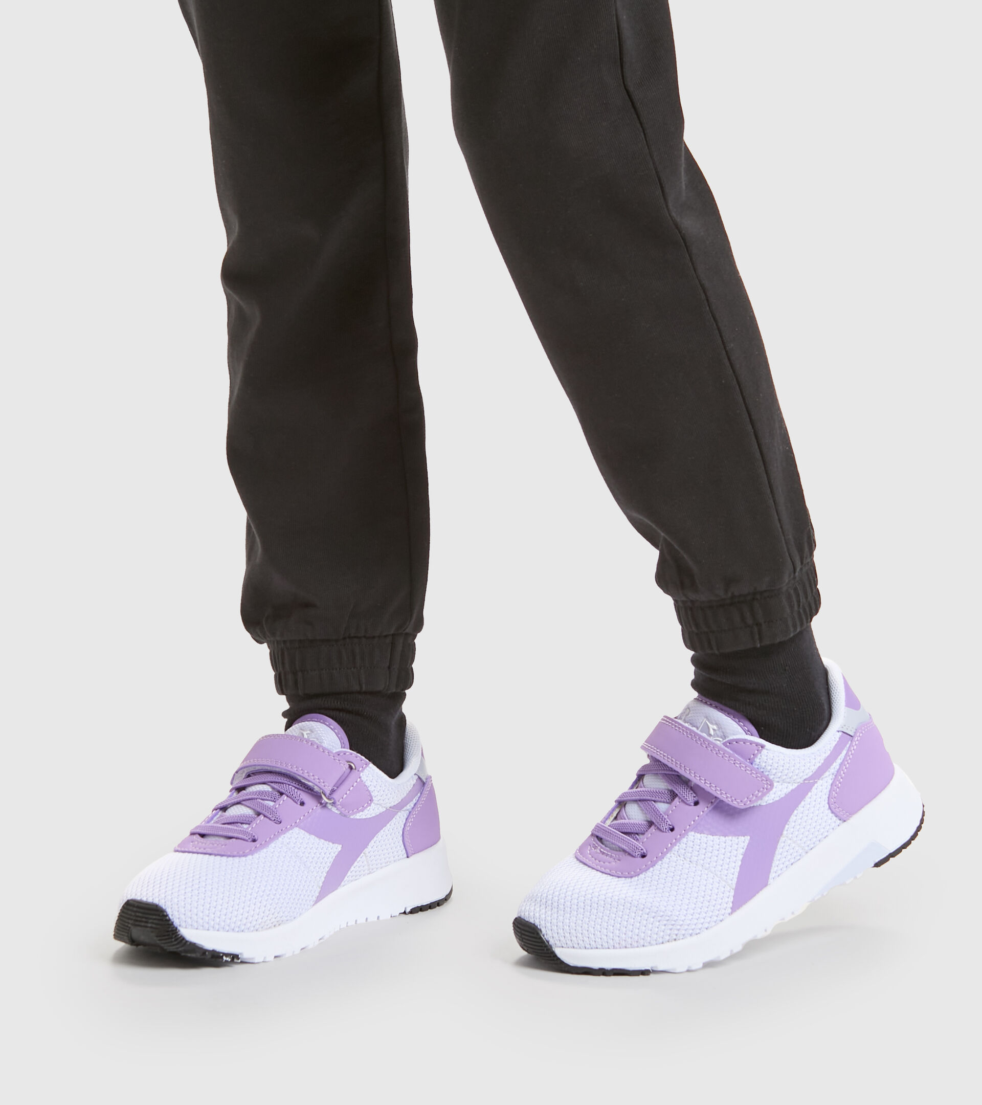 Sports shoes - Kids 4-8 years EVO RUN PS ENGLISH LAVENDER/WHITE - Diadora