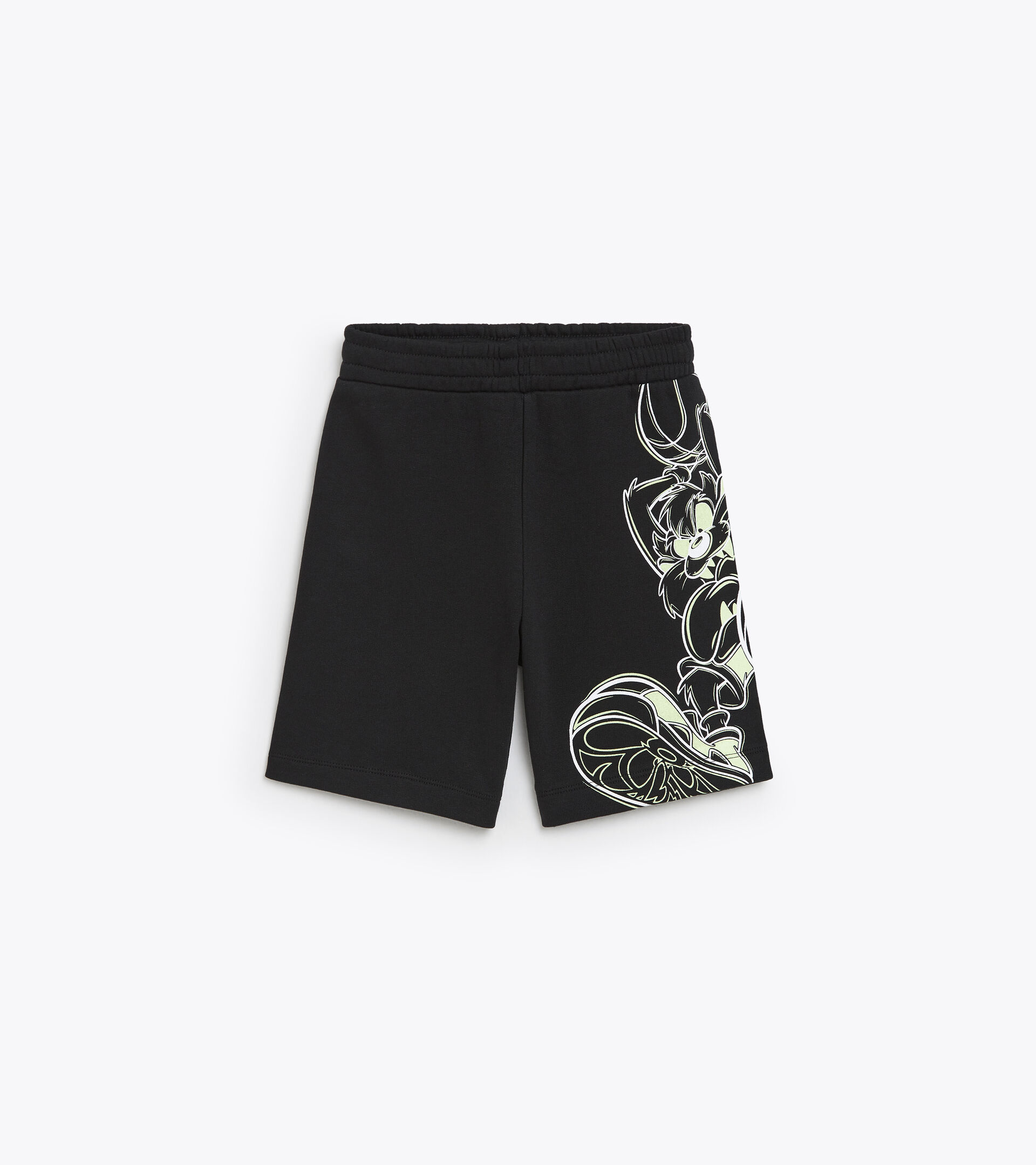 Cotton bermuda shorts - Kids JU.BERMUDA WB BLACK - Diadora