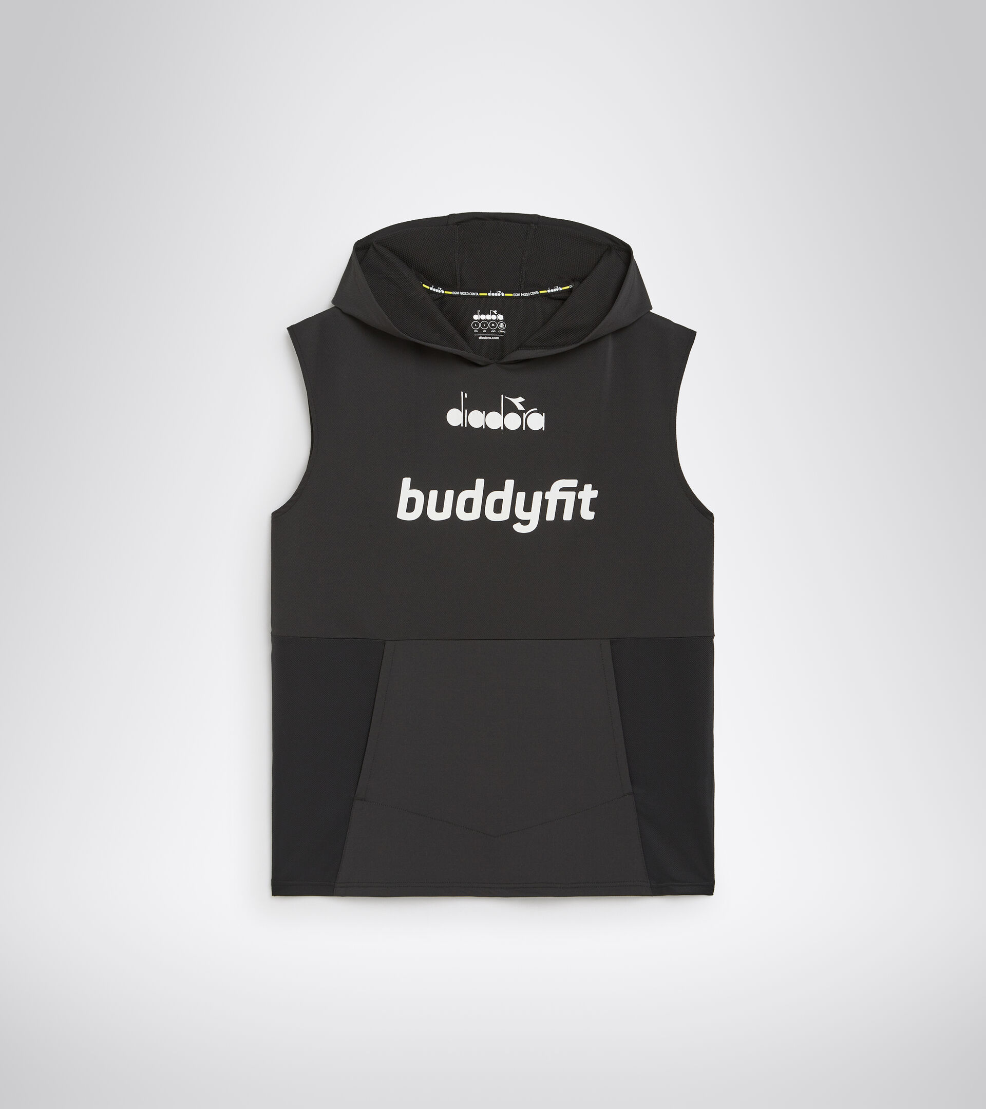 Chaleco de entrenamiento - Hombre HD SL T-SHIRT BUDDYFIT NEGRO - Diadora
