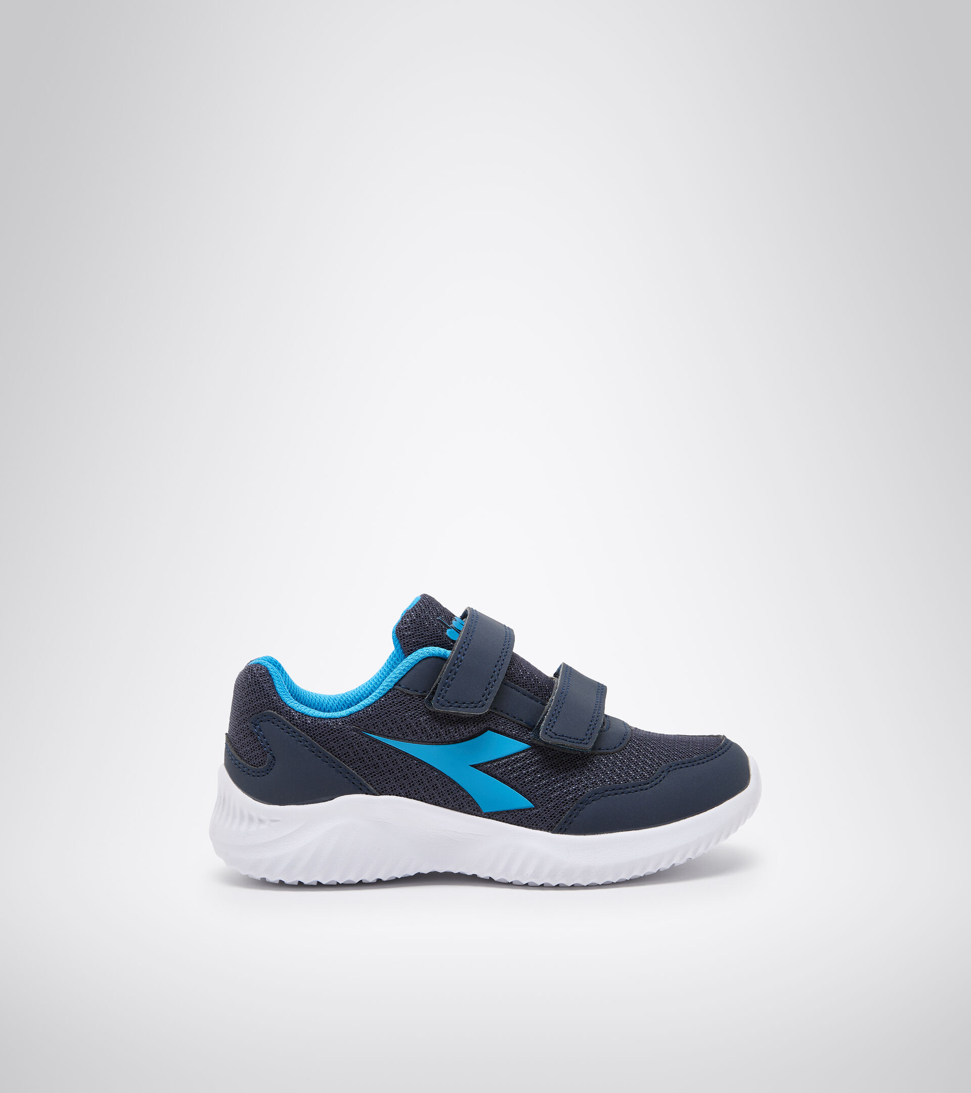 Junior velcro-strap running shoe - Unisex ROBIN 3 JR V BLUE CORSAIR/DRESDEN BLUE - Diadora