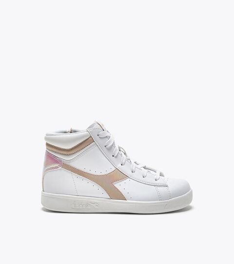 Zapatilla deportiva - Niños 8-16 años GAME P HIGH GIRL GS BLANCO/ARENA BEIGE DOLAR - Diadora