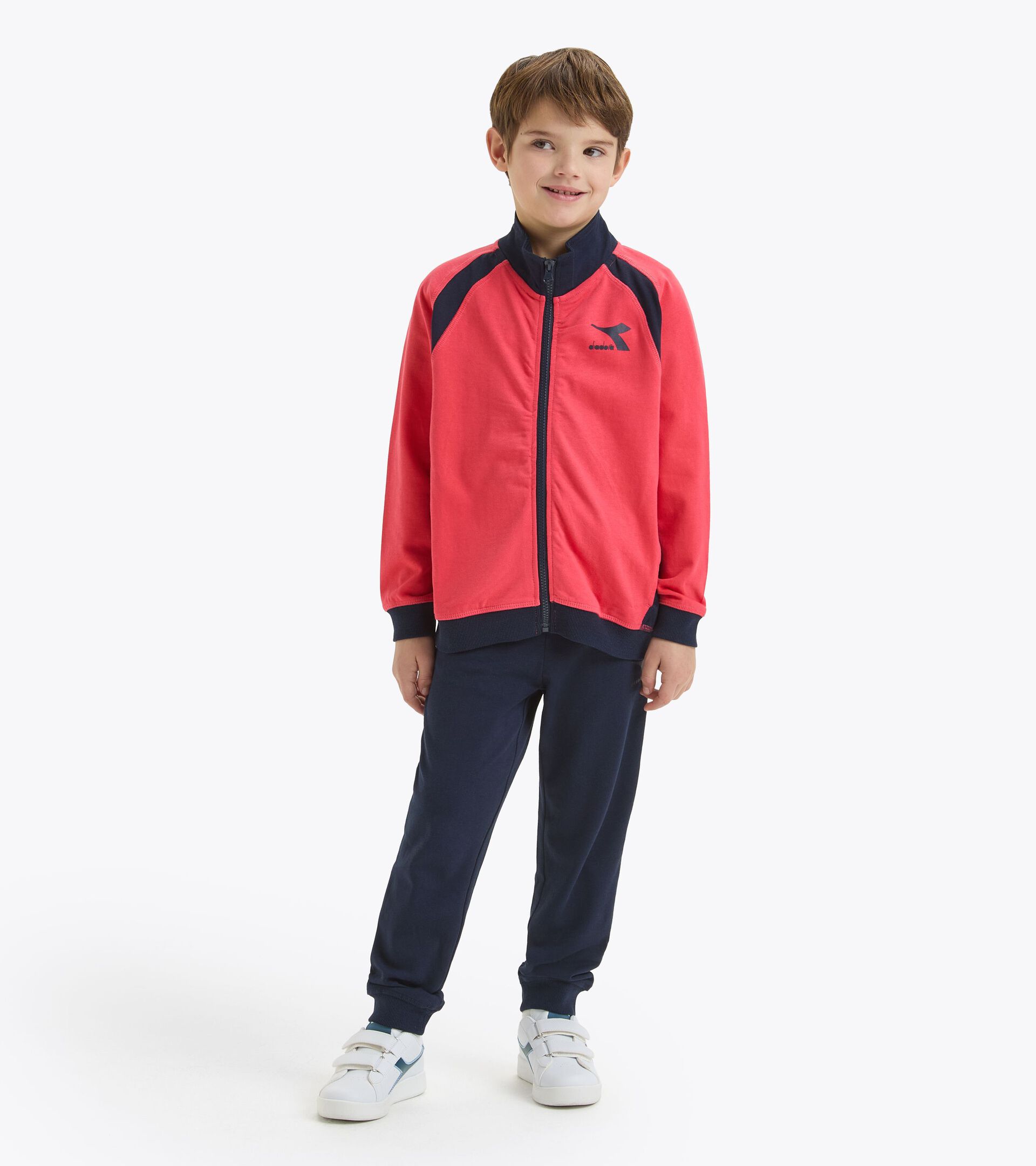 Tuta - Unisex - Ragazzi/e
 JU.TRACKSUIT FZ CORE ROSSO CAYENNE - Diadora