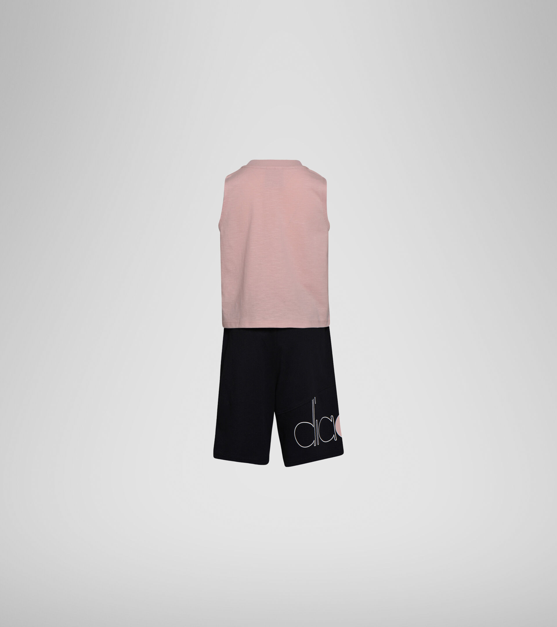 Tracksuit - Girls JG. SET SL LOGO MANIA PINK PEACHSKIN - Diadora