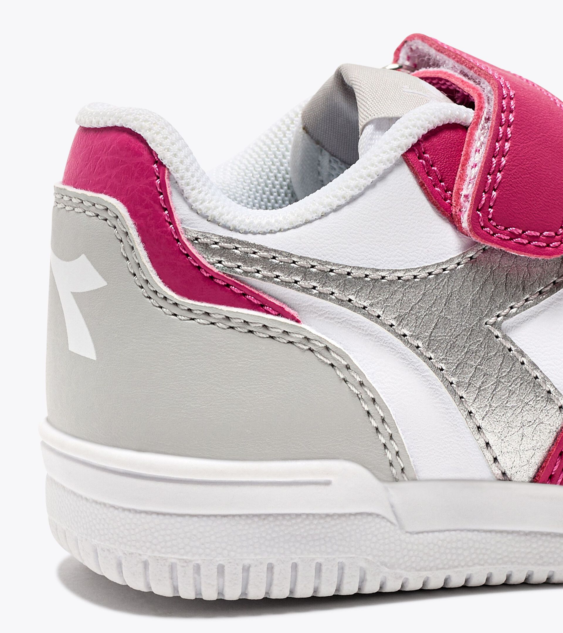 Sports shoes - Toddlers 1-4 years RAPTOR LOW TD PINK YARROW/SILVER - Diadora