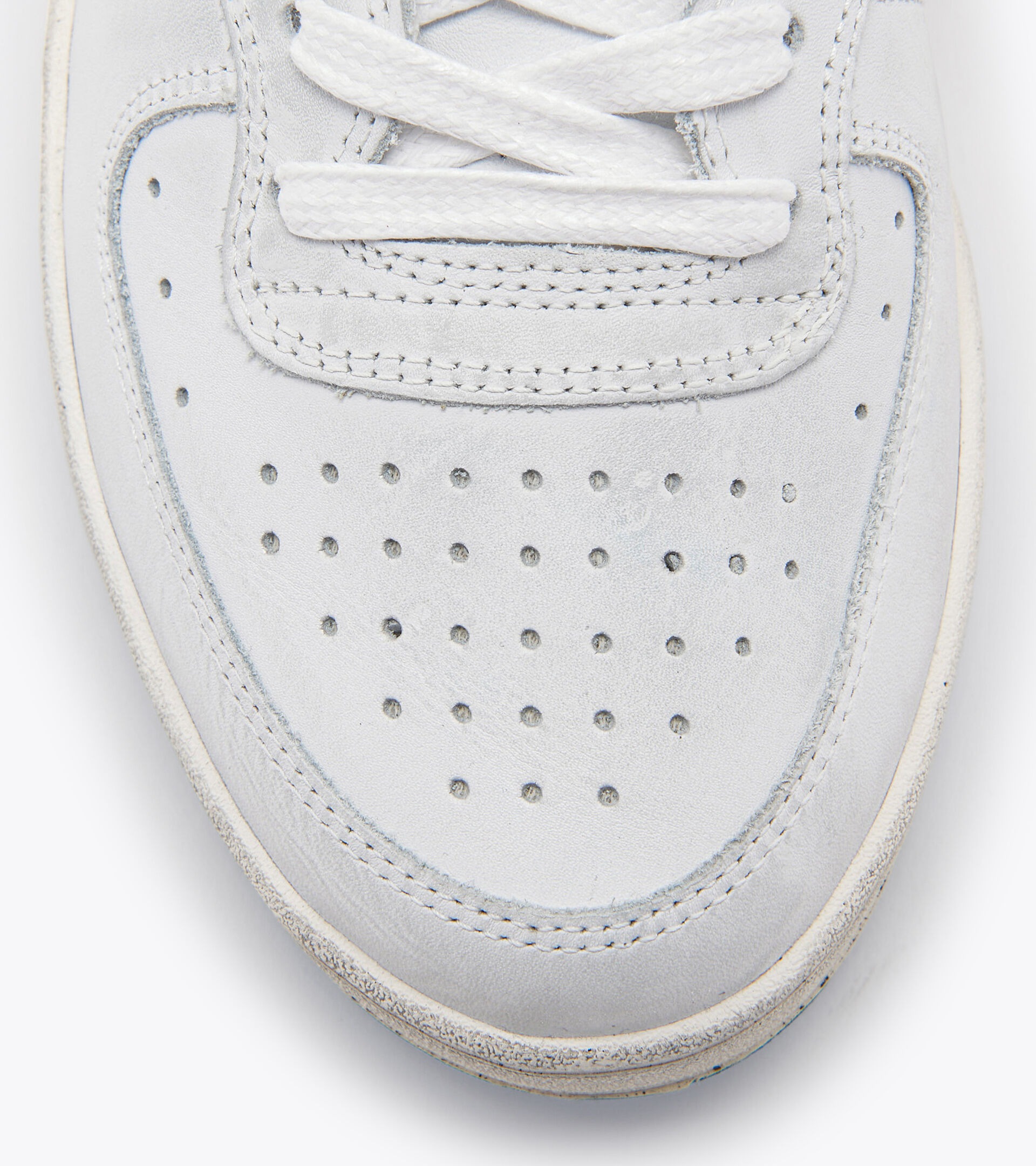 Heritage shoes - Unisex MI BASKET USED WHITE/BONNIE BLUE - Diadora