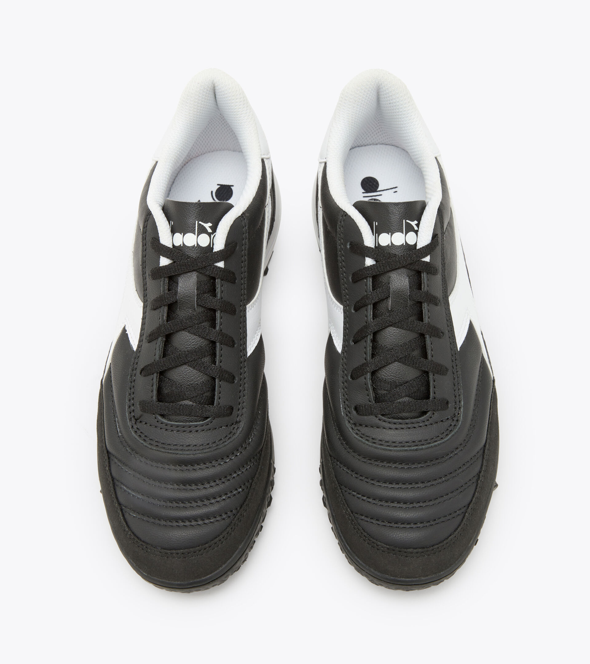 Futsal boot - Specific outsole for synthetic/hard ground CALCETTO II LT TF BLACK /WHITE - Diadora