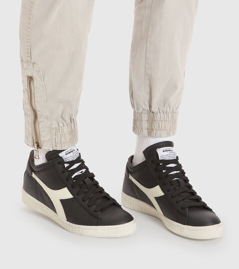 GAME L WAXED ROW CUT, NERO/BIANCO/NERO Chaussures de sport - Unisexe GAME L WAXED ROW CUT NERO/BIANCO/NERO - Diadora