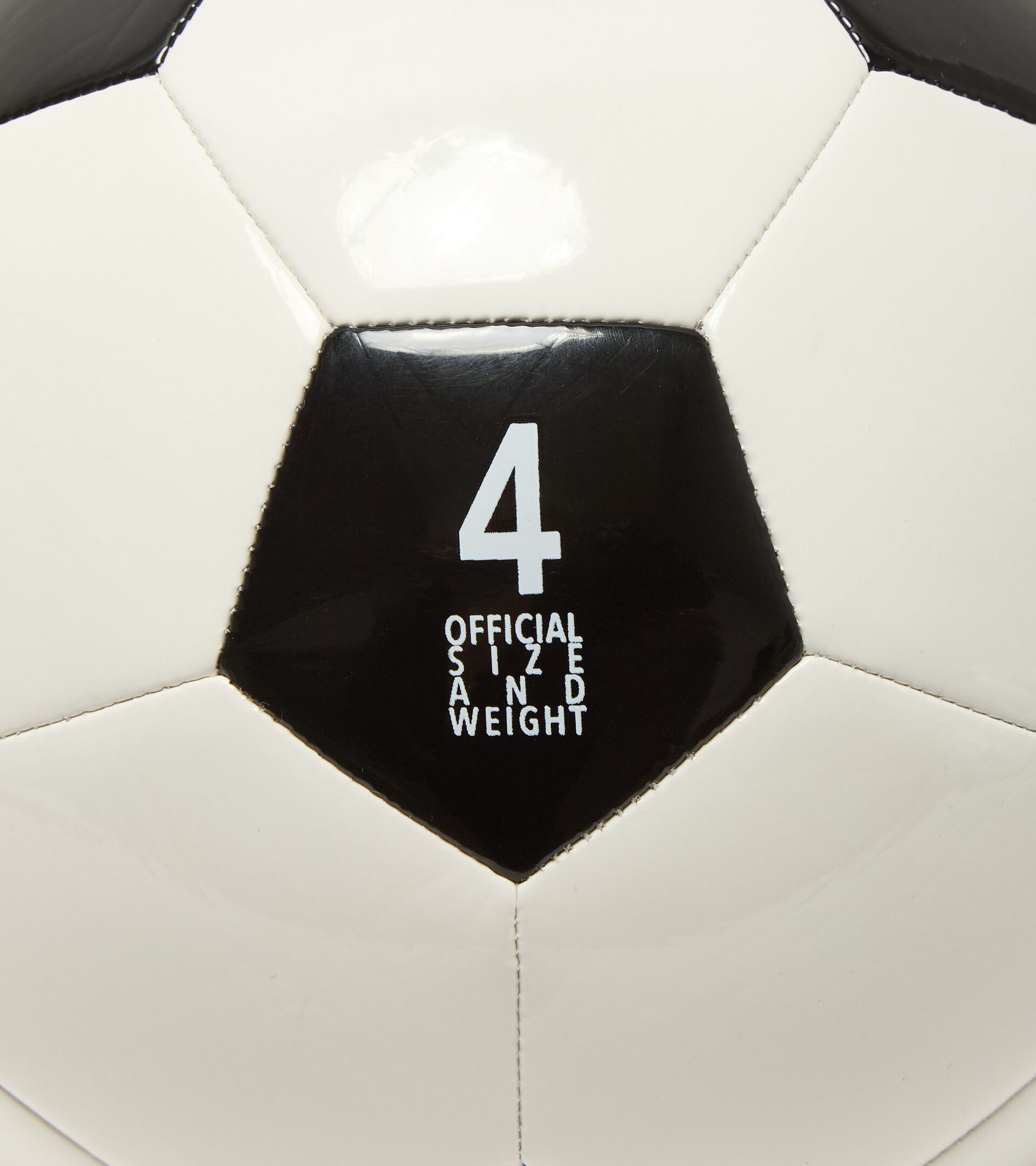 Soccer ball - size 4 SQUADRA 4 OPTICAL WHITE/BLACK - Diadora