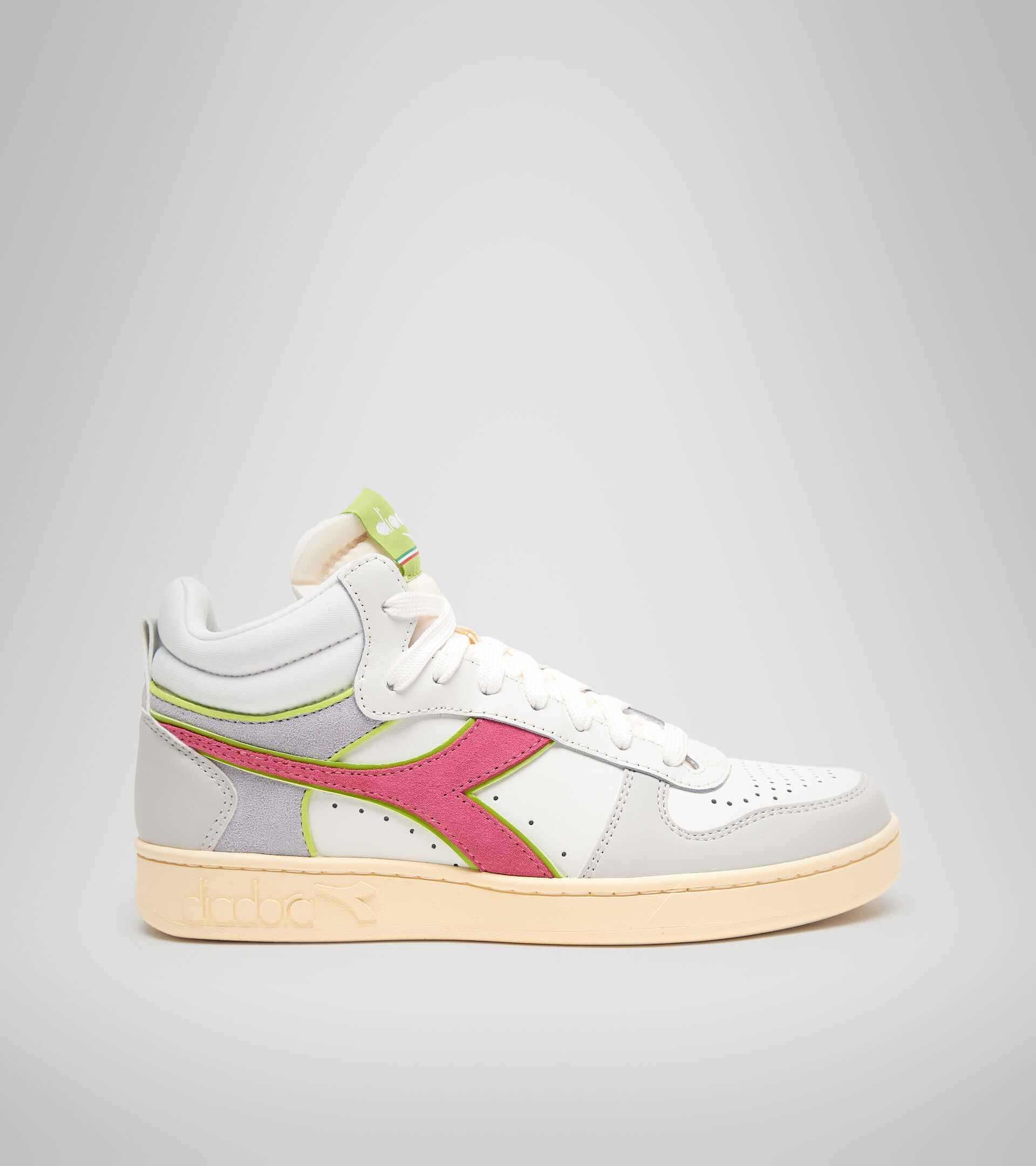 Sports shoes - Women MAGIC BASKET DEMI WN WHITE/LUNAR ROCK - Diadora