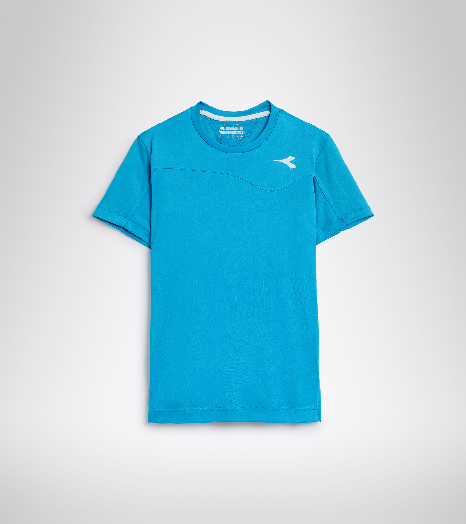 T-shirt de tennis - Junior J. T-SHIRT TEAM BLEU ROI FLUO - Diadora