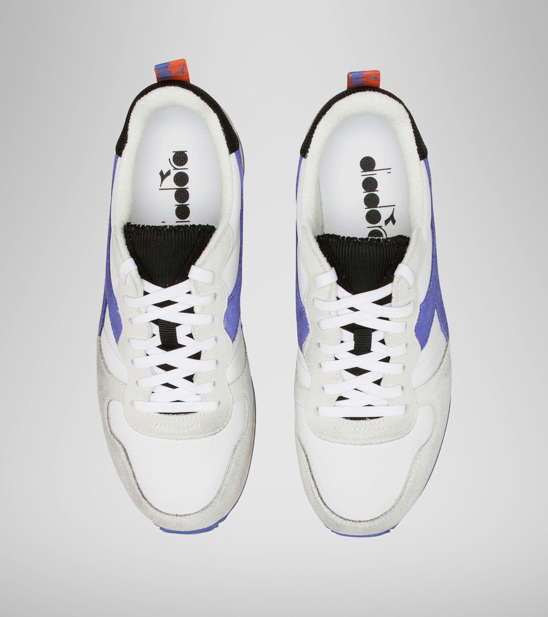 Footwear Sportswear UNISEX CAMARO ICONA WHITE/AMPARO BLUE/ORANGEADE Diadora